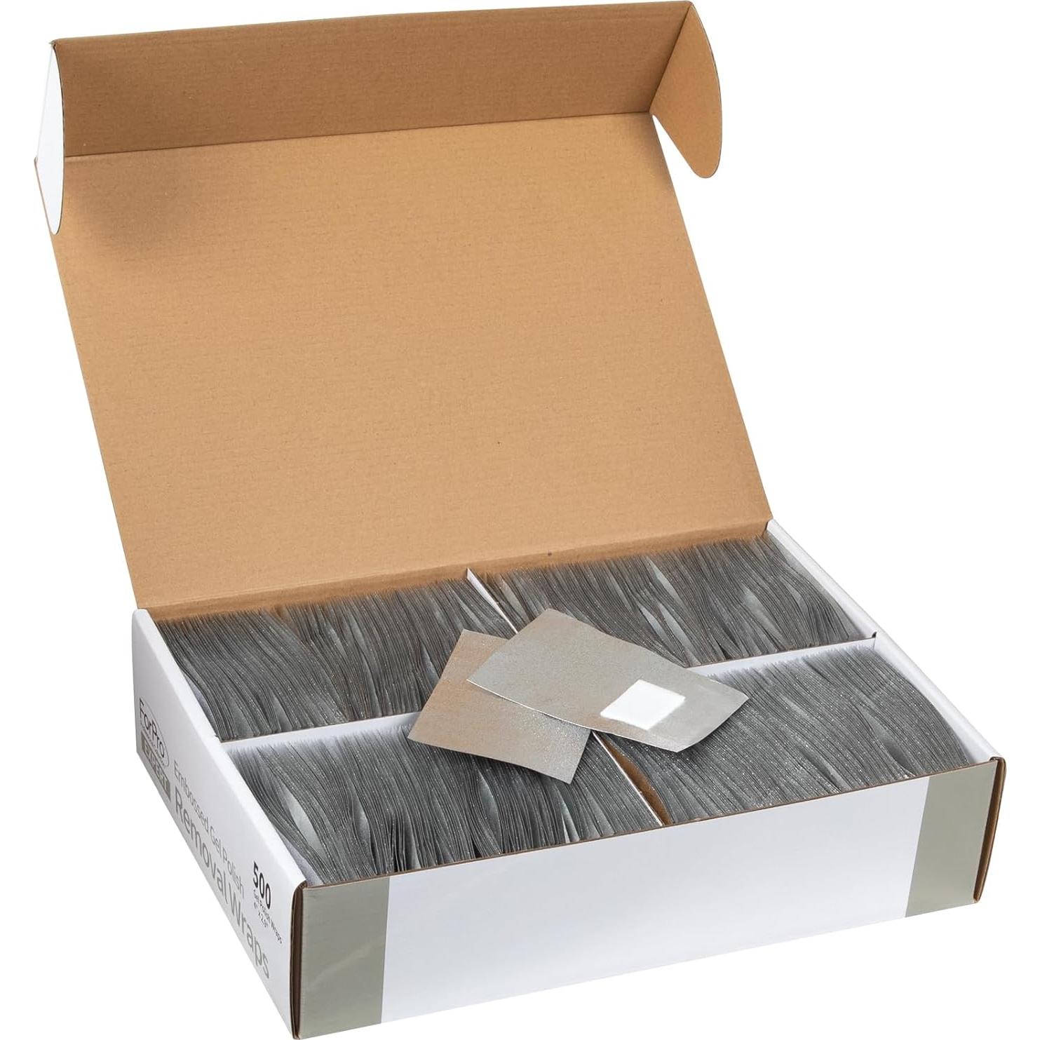 ForPro Envolturas para Remover Esmalte en Gel 500 Cuentas