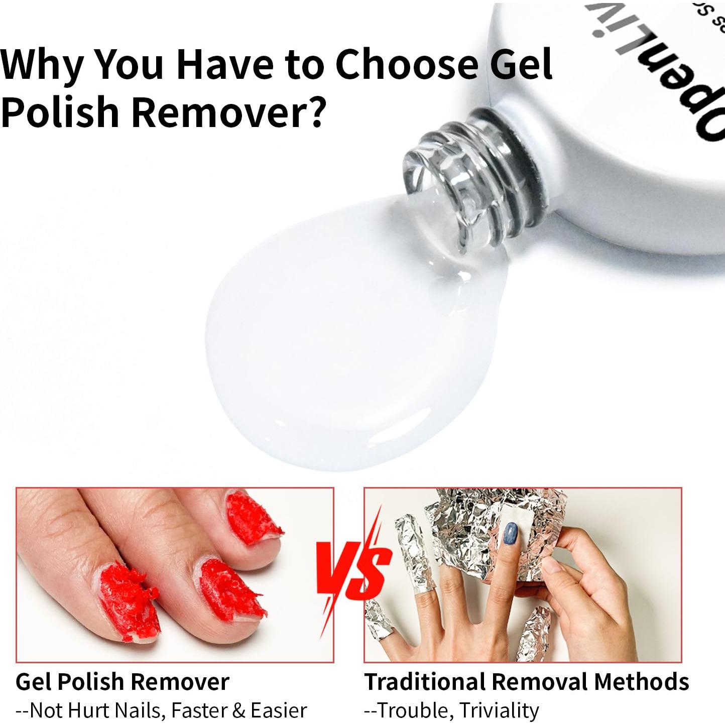 Removedor de Gel para Uñas OpenLive 2 Botellas 10ml Rápido