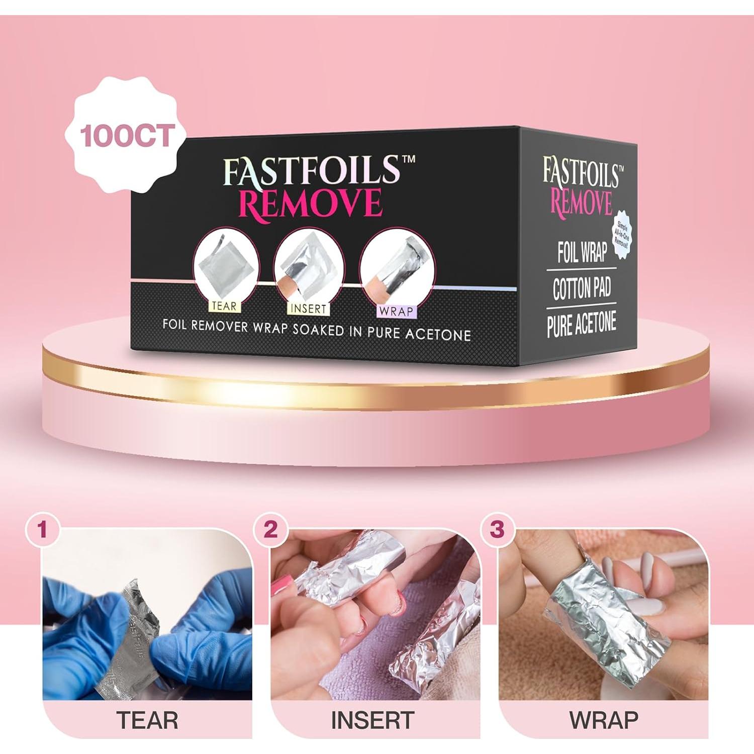 Eliminadores de Foil de Gel Americanails 100 Unidades