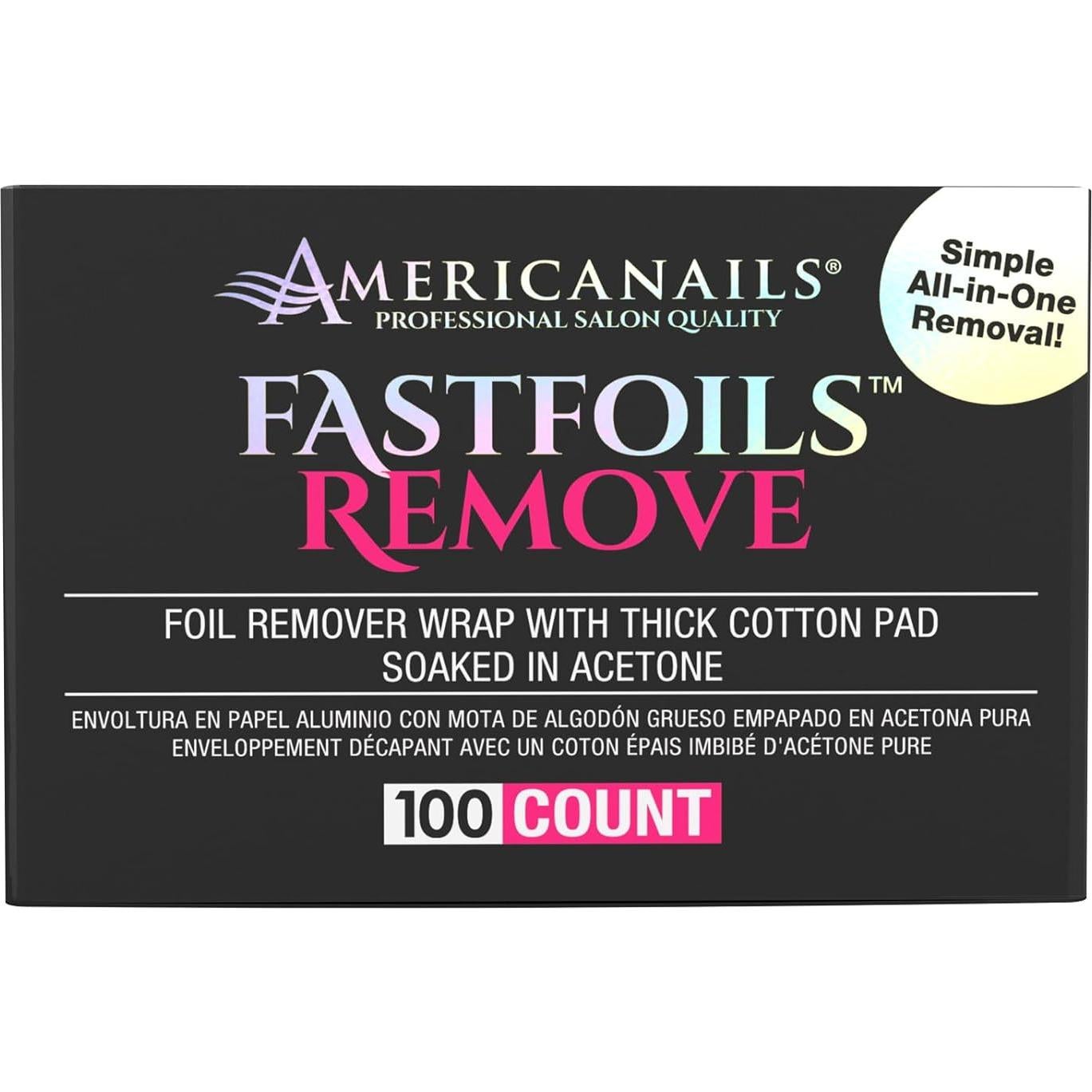 Eliminadores de Foil de Gel Americanails 100 Unidades