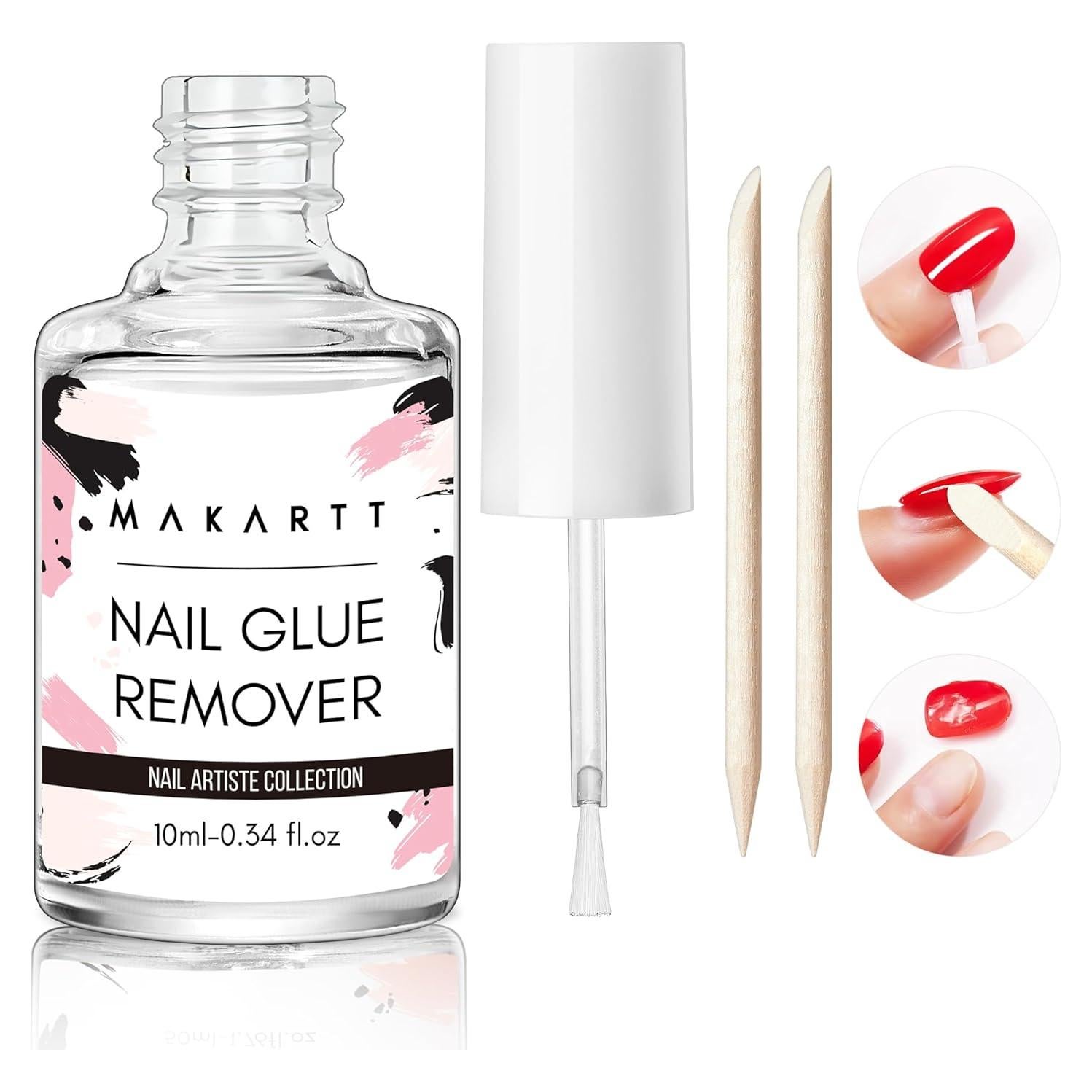 Removedor de Pegamento para Uñas Makartt 10ML Sin Acetona