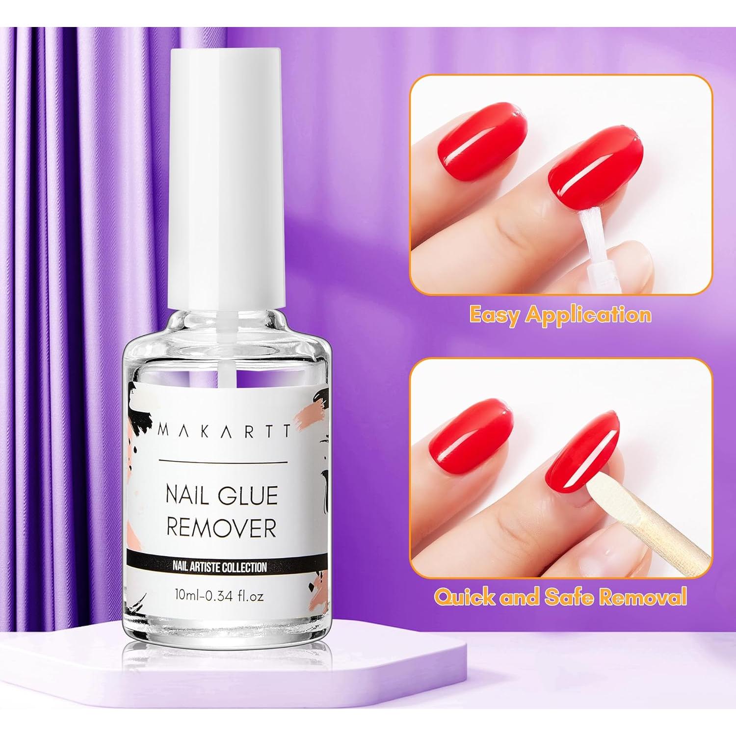 Removedor de Pegamento para Uñas Makartt 10ML Sin Acetona