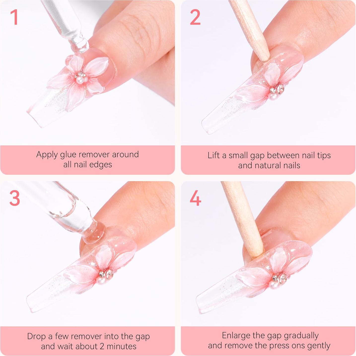 Removedor de Pegamento para Uñas Makartt 30 ml con Vitamina E