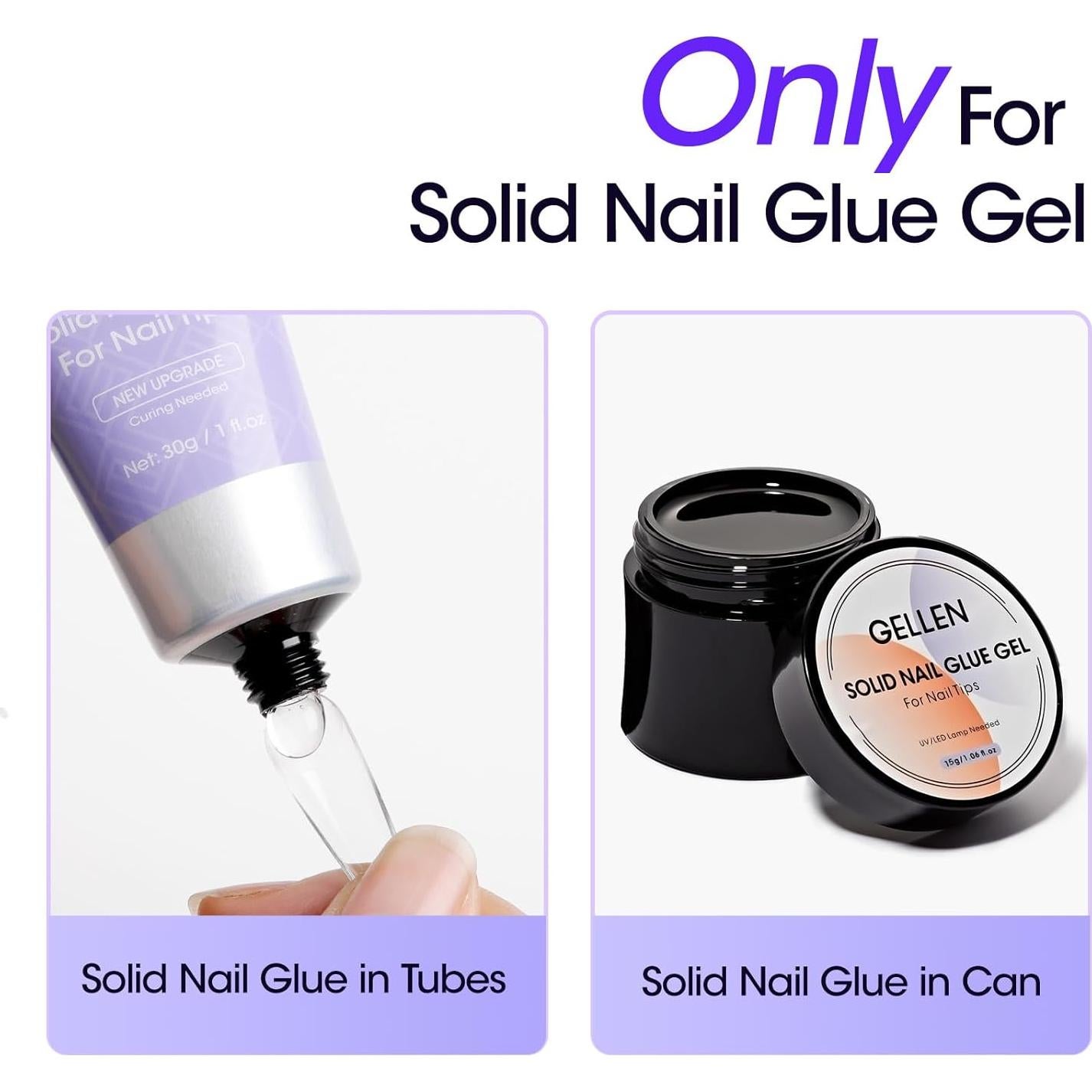 Removedor de Pegamento para Uñas Gellen 60ml Libre de Acetona