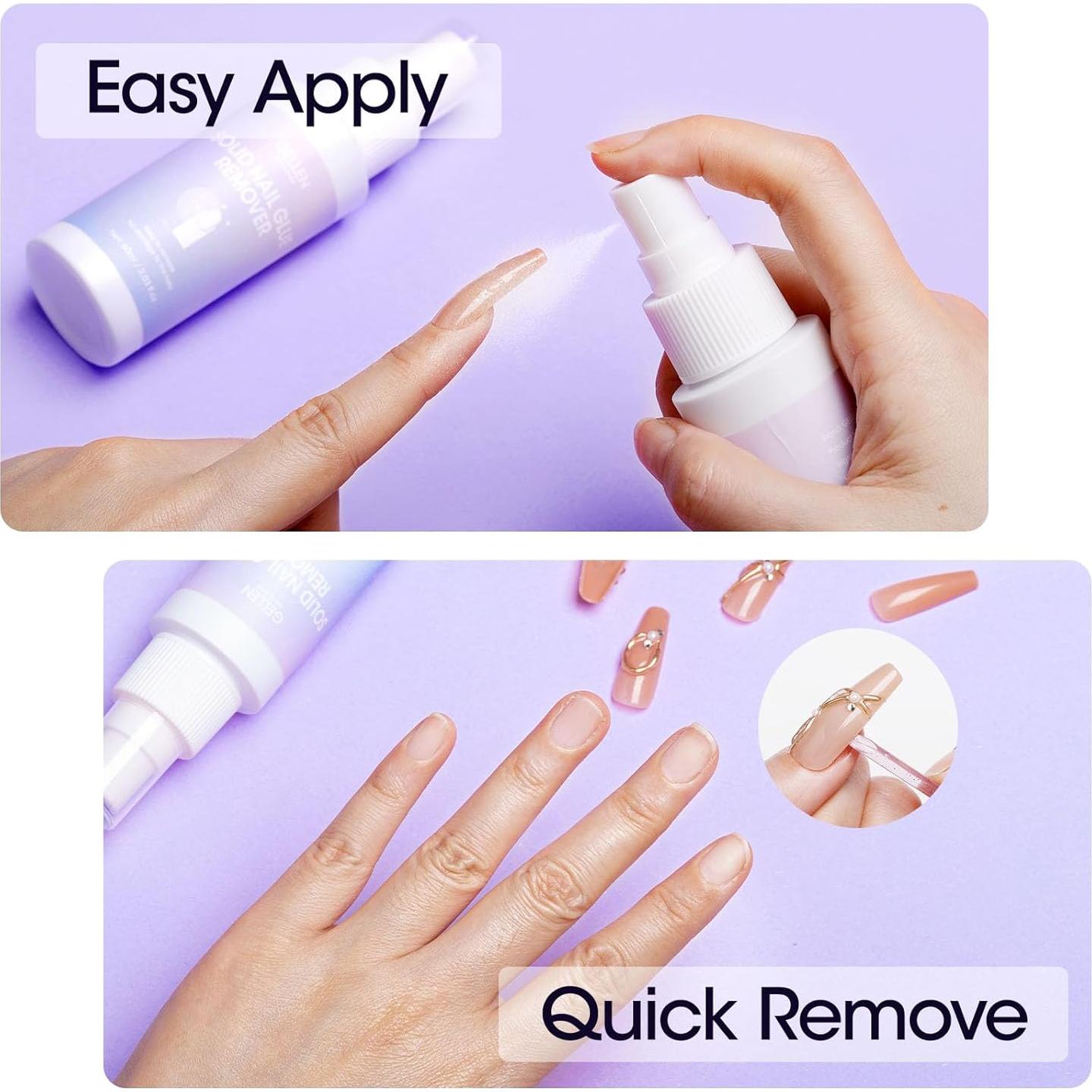 Removedor de Pegamento para Uñas Gellen 60ml Libre de Acetona