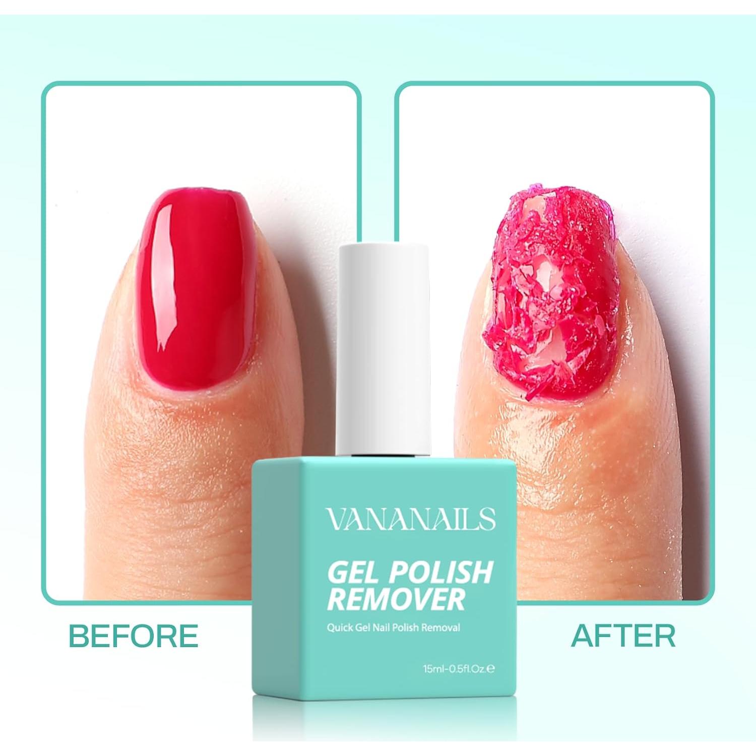 Removedor de Esmalte en Gel Vananails con Empujador y Raspador