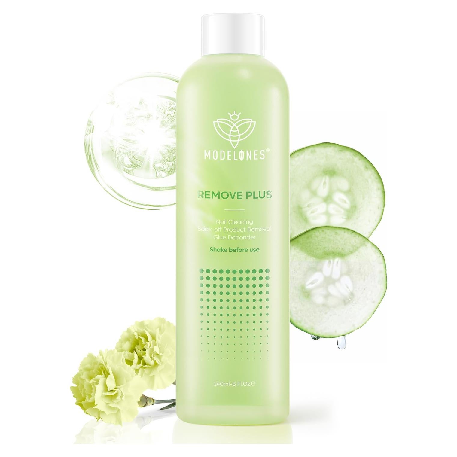 Removedor de Esmalte de Uñas Modelones 236.6 ml con Aceite de Jojoba