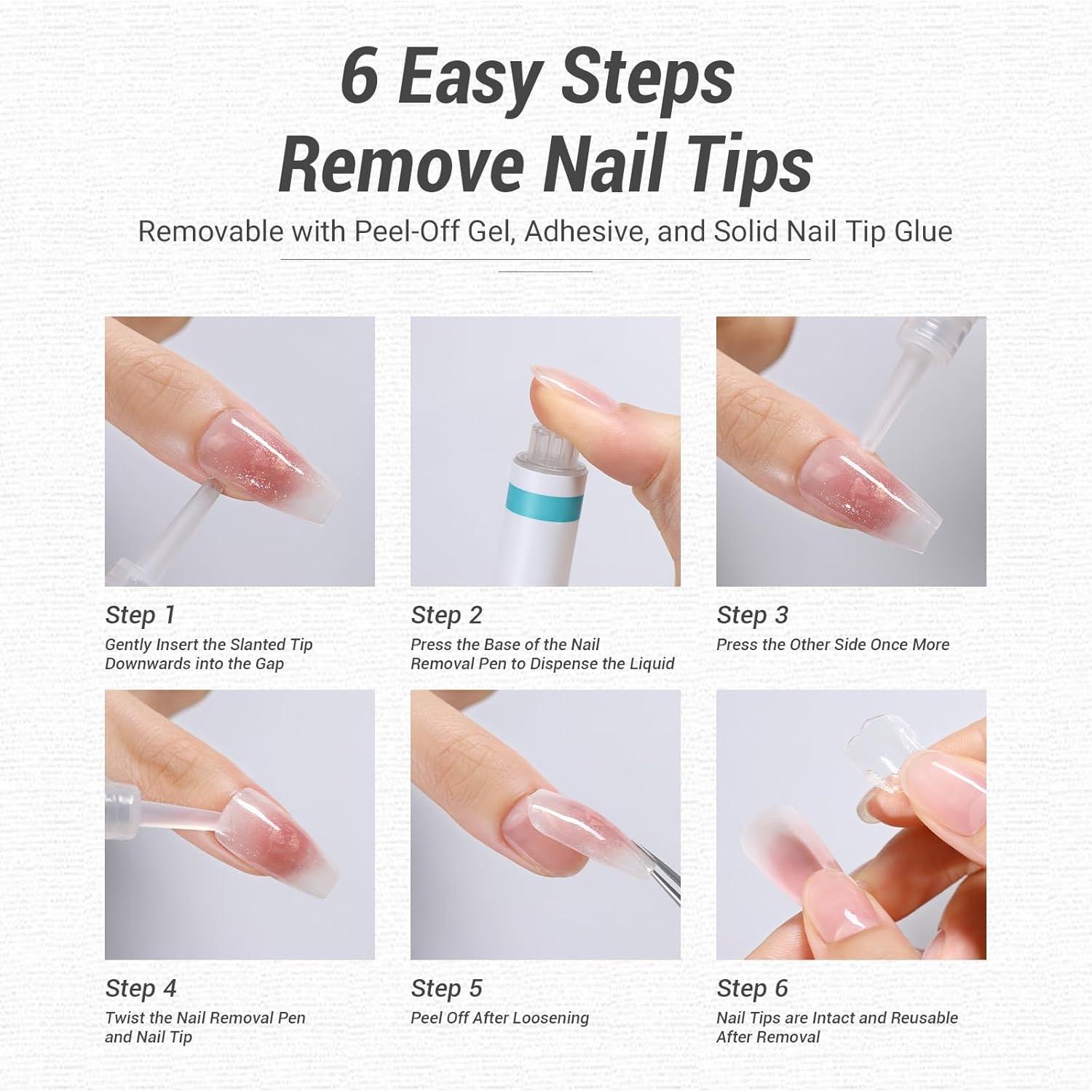 Removedor de Uñas Postizas TAYE 3ml - Libre de Acetona