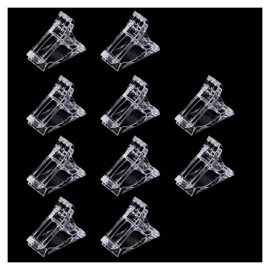 10 Clips para Tips de Uñas DOURAN - Manicura Polygel