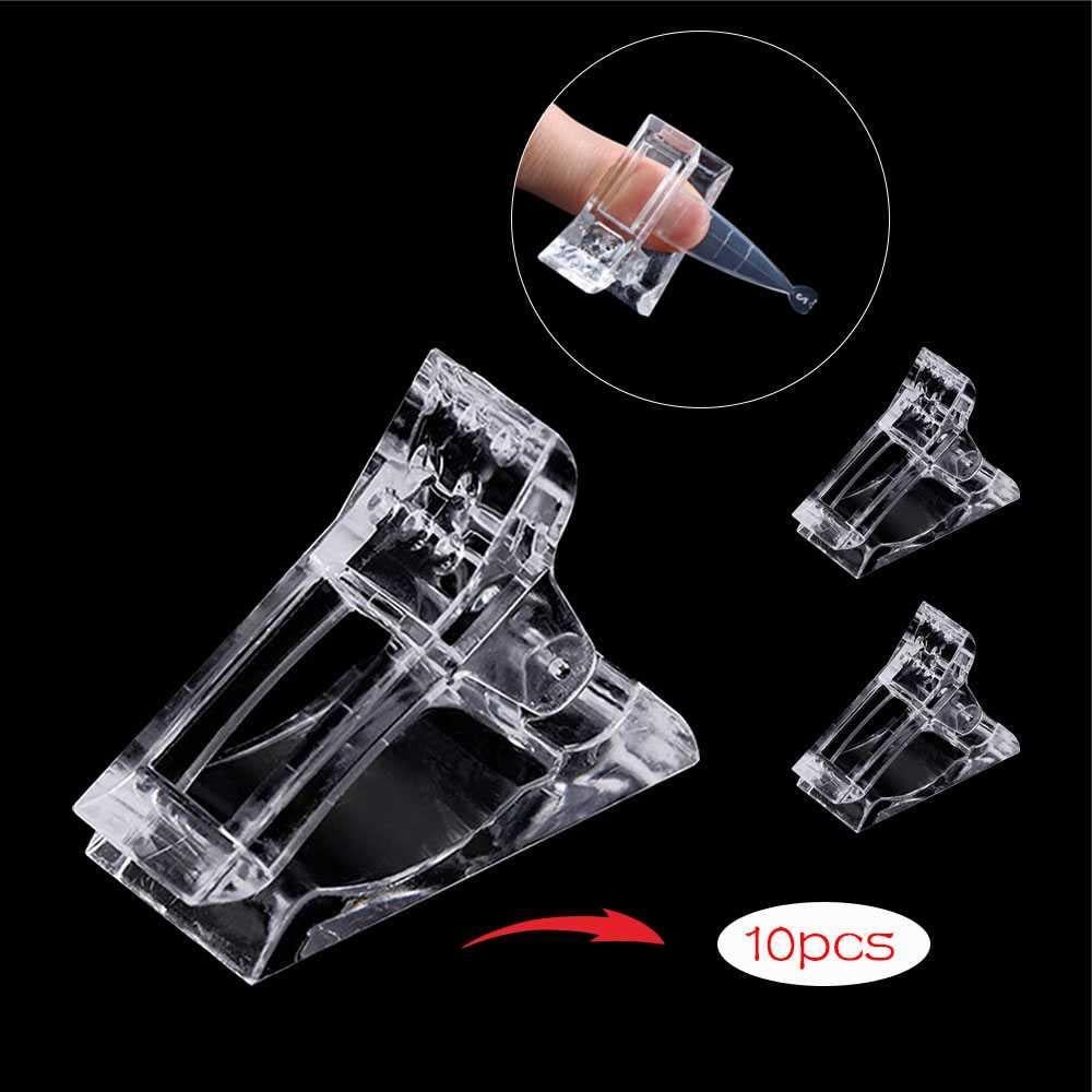 10 Clips para Tips de Uñas DOURAN - Manicura Polygel