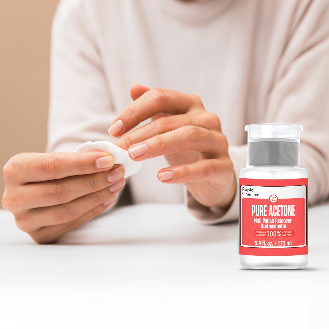Removedor de Esmalte de Uñas 100% Acetona Rapid Protectant 175ml