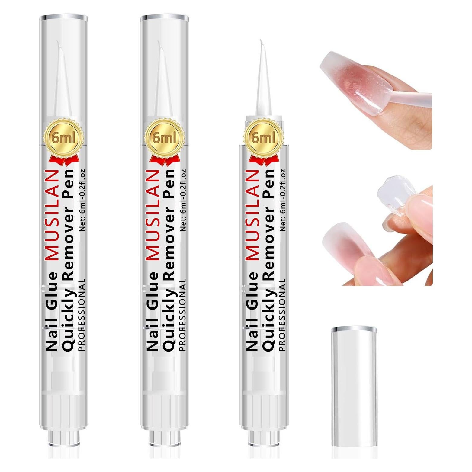 Removedor de Pegamento para Uñas MUSILAN 3 en 1 6ml