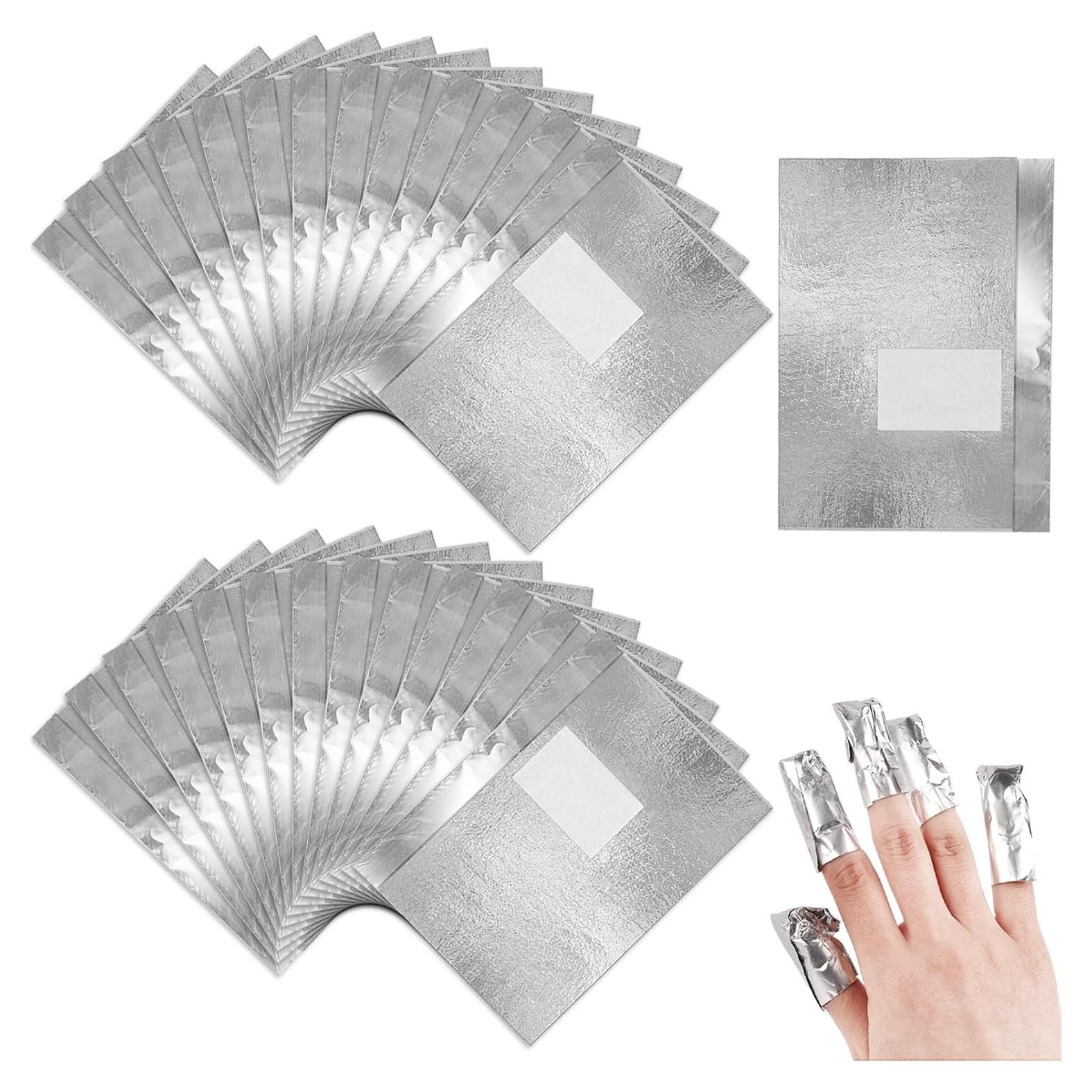 100 Pcs Removedor de Esmalte de Uñas en Gel Sliverdew