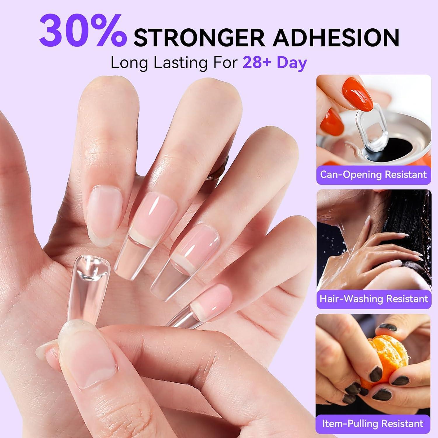 Kit de Pegamento y Removedor de Uñas Makartt 30ml Sólido Fuerte