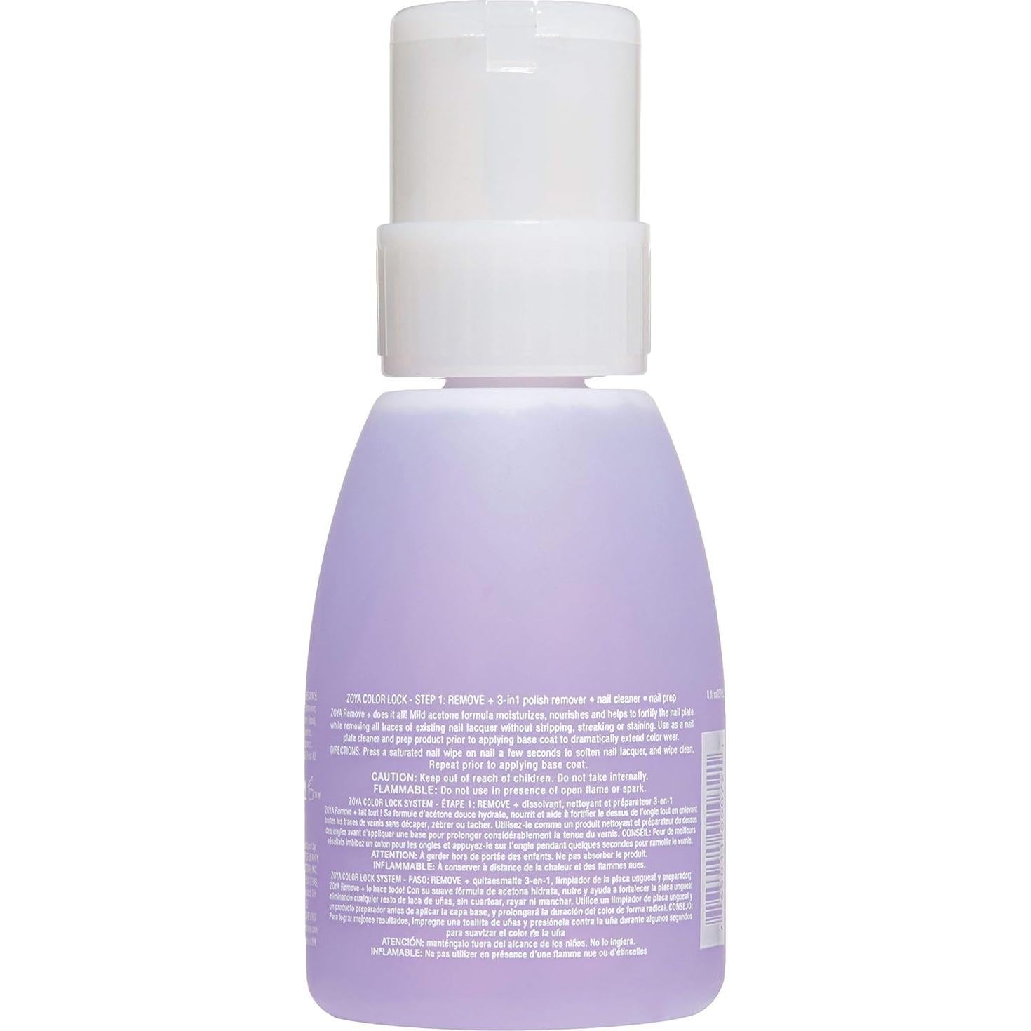 Removedor de Esmalte ZOYA Remove Plus 236.6 ml 3 en 1