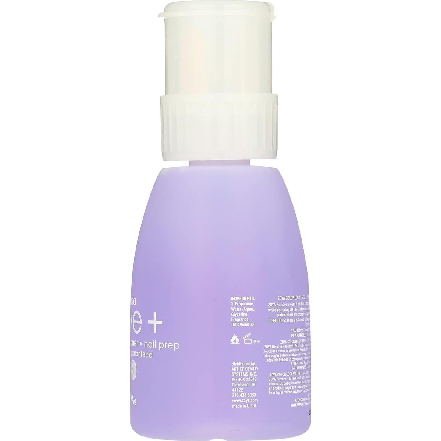 Removedor de Esmalte ZOYA Remove Plus 236.6 ml 3 en 1