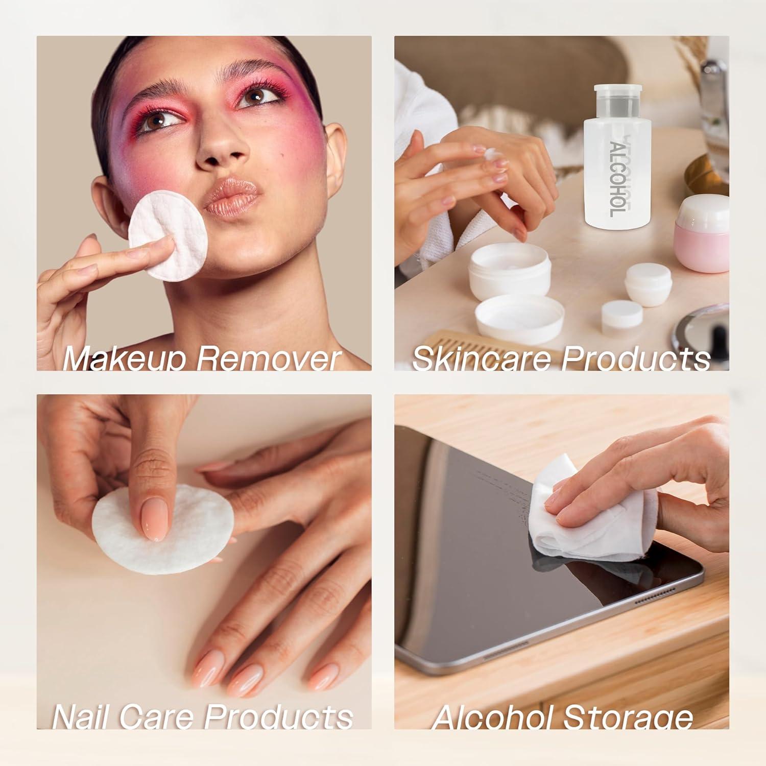 Botella Dispensadora PANA 9oz Gris para Cosméticos y Esmalte