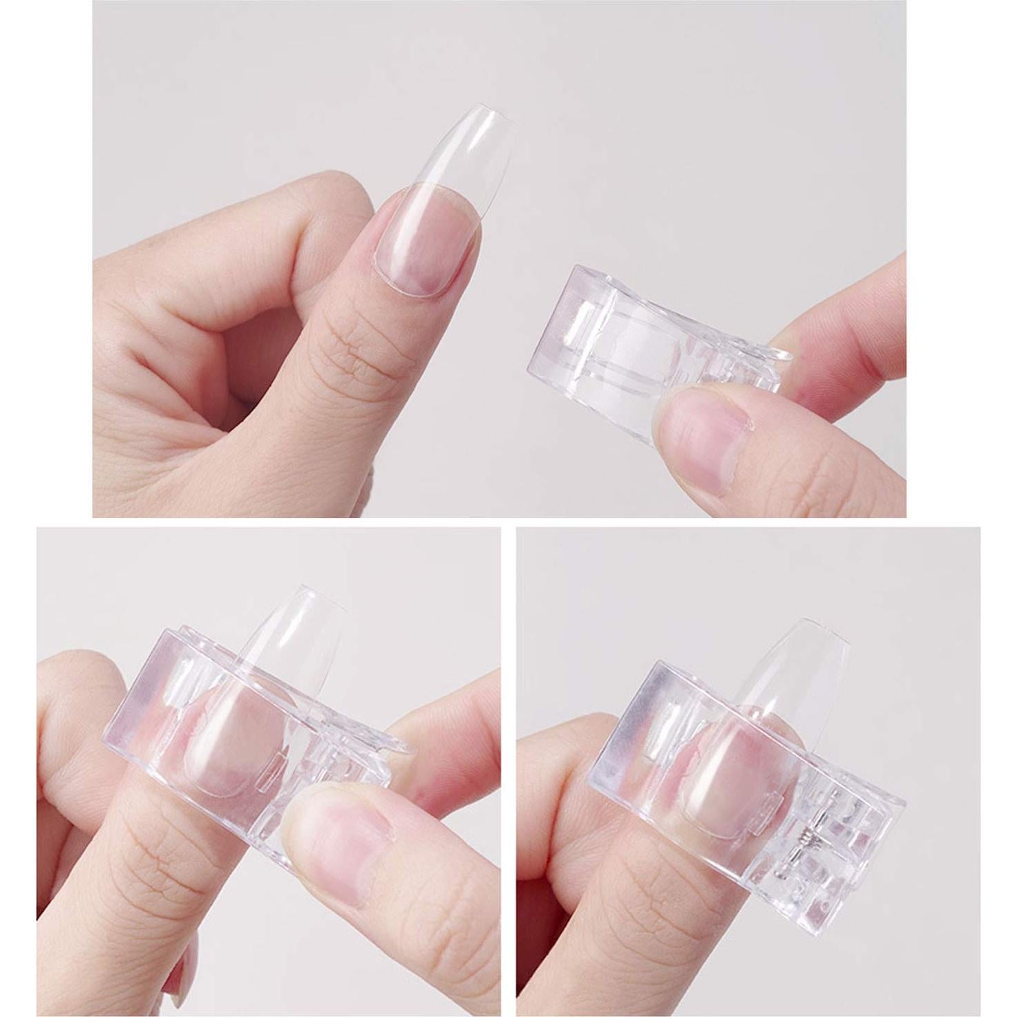 12 Clips de Uñas Benbeno + Cortador de Tips de Uñas Falsas