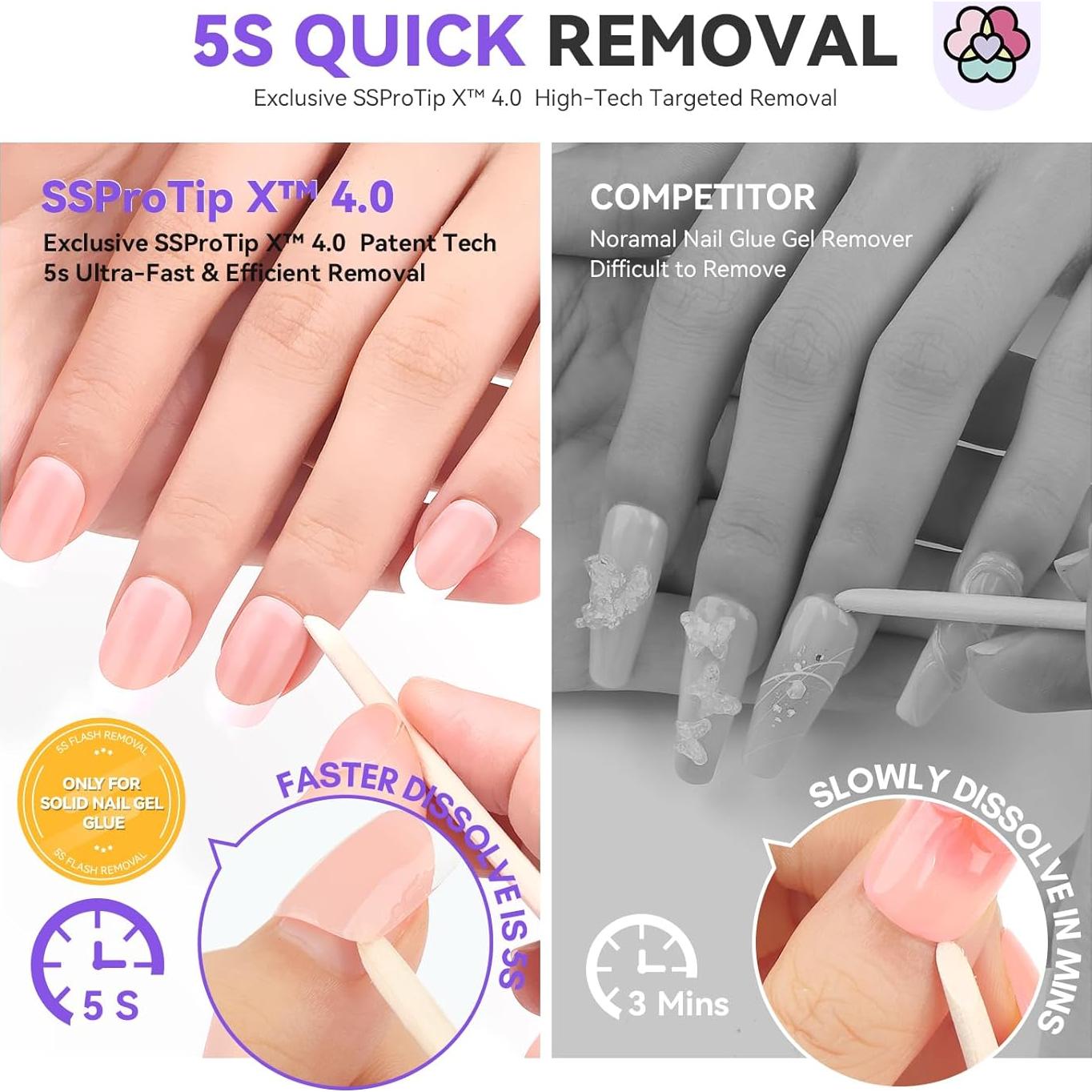 SAVILAND Removedor de Pegamento para Uñas en Spray 60ml