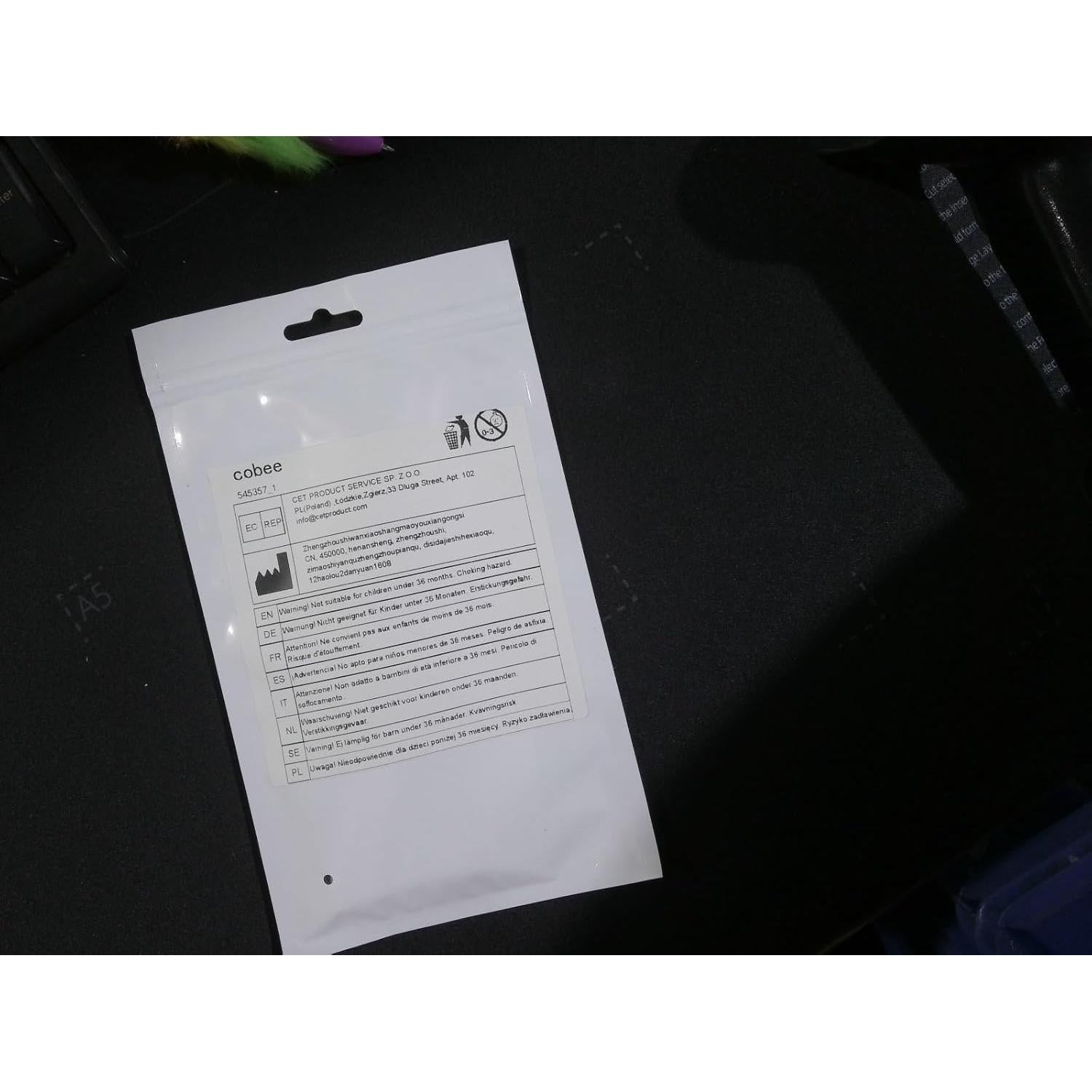 Pinceles Limpiadores de Esmalte de Uñas Cobee 2PCS - Redondo y Angulado