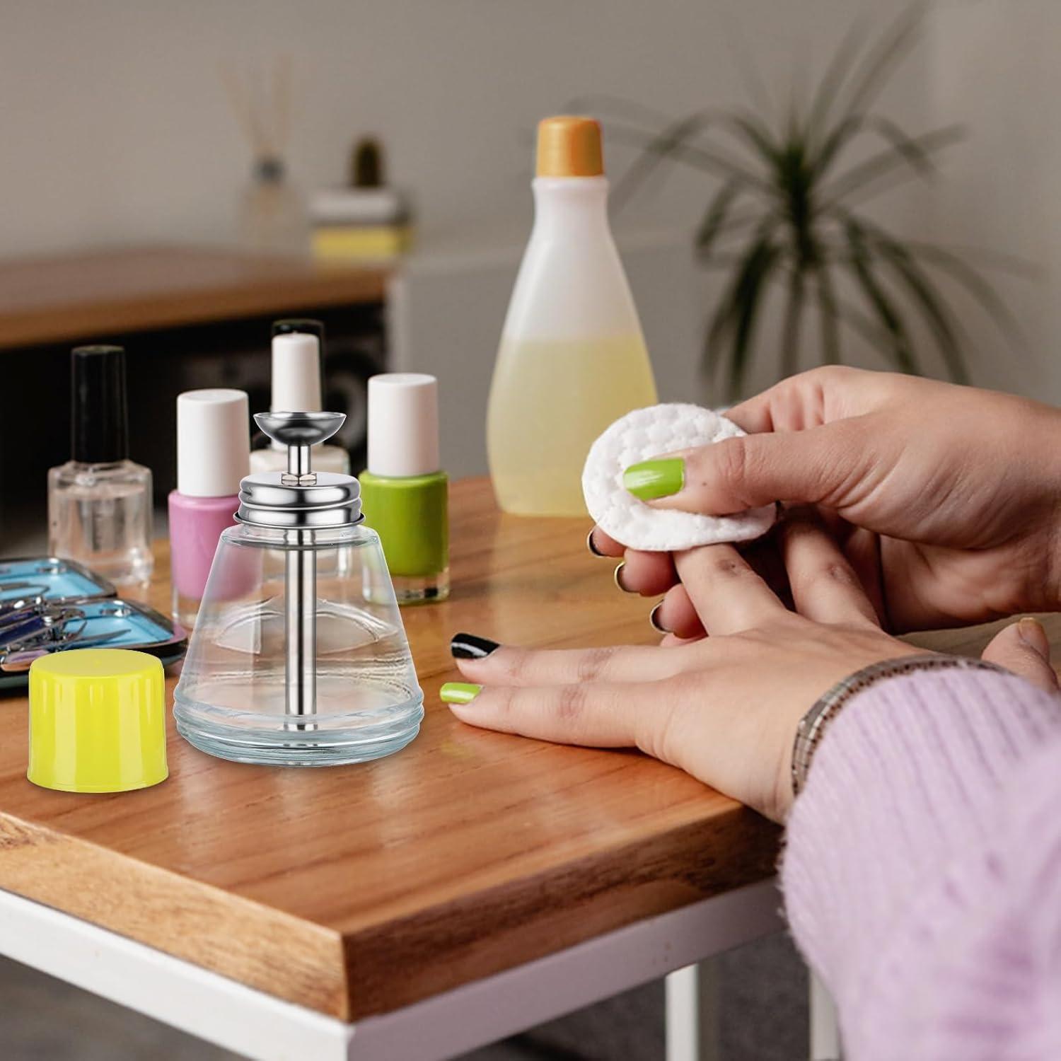 Dispensador de Acetona Noverlife 180ml Vidrio Transparente