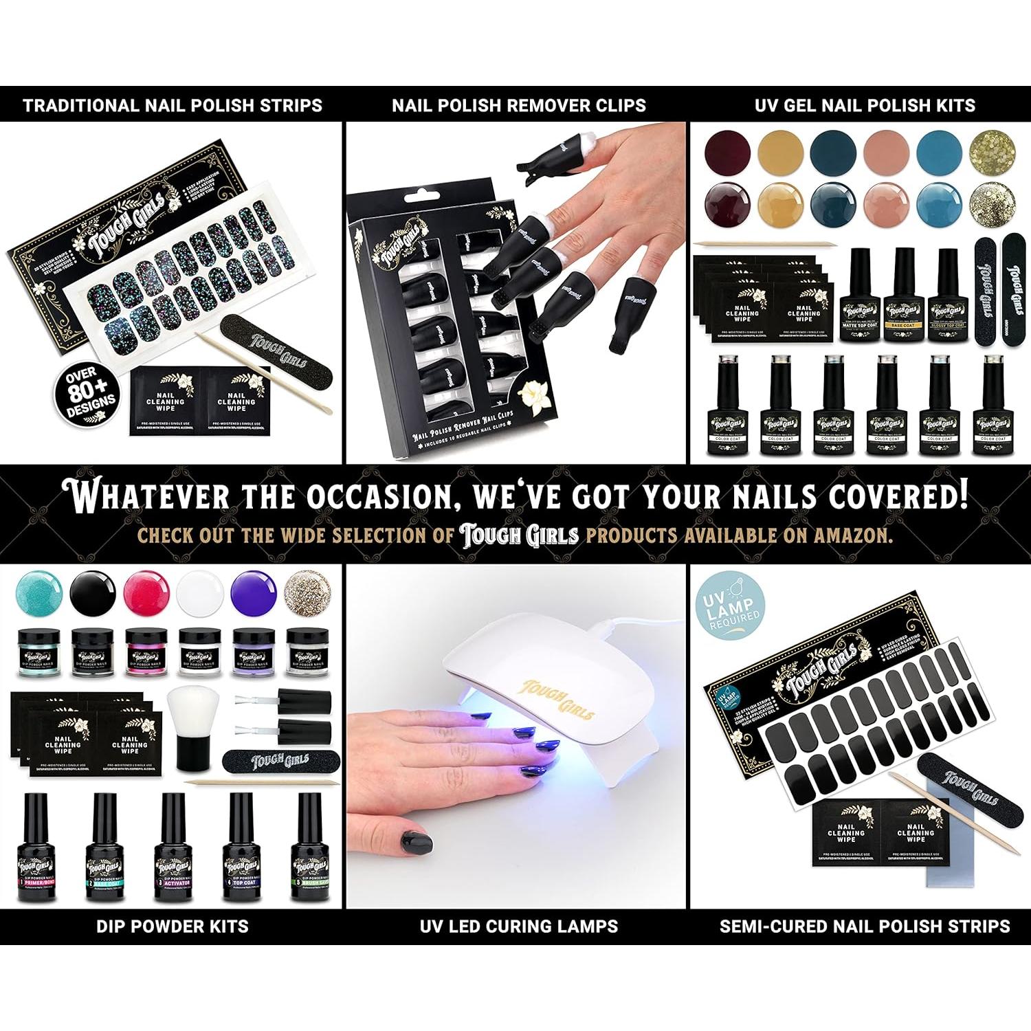 Clips Removedores de Esmalte Tough Girls - Reutilizables