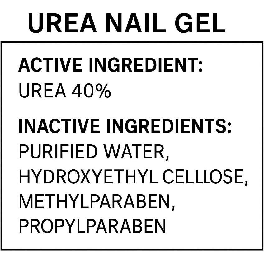 Gel de Urea 40% para Uñas - Suaviza y Restaura Uñas Gruesas