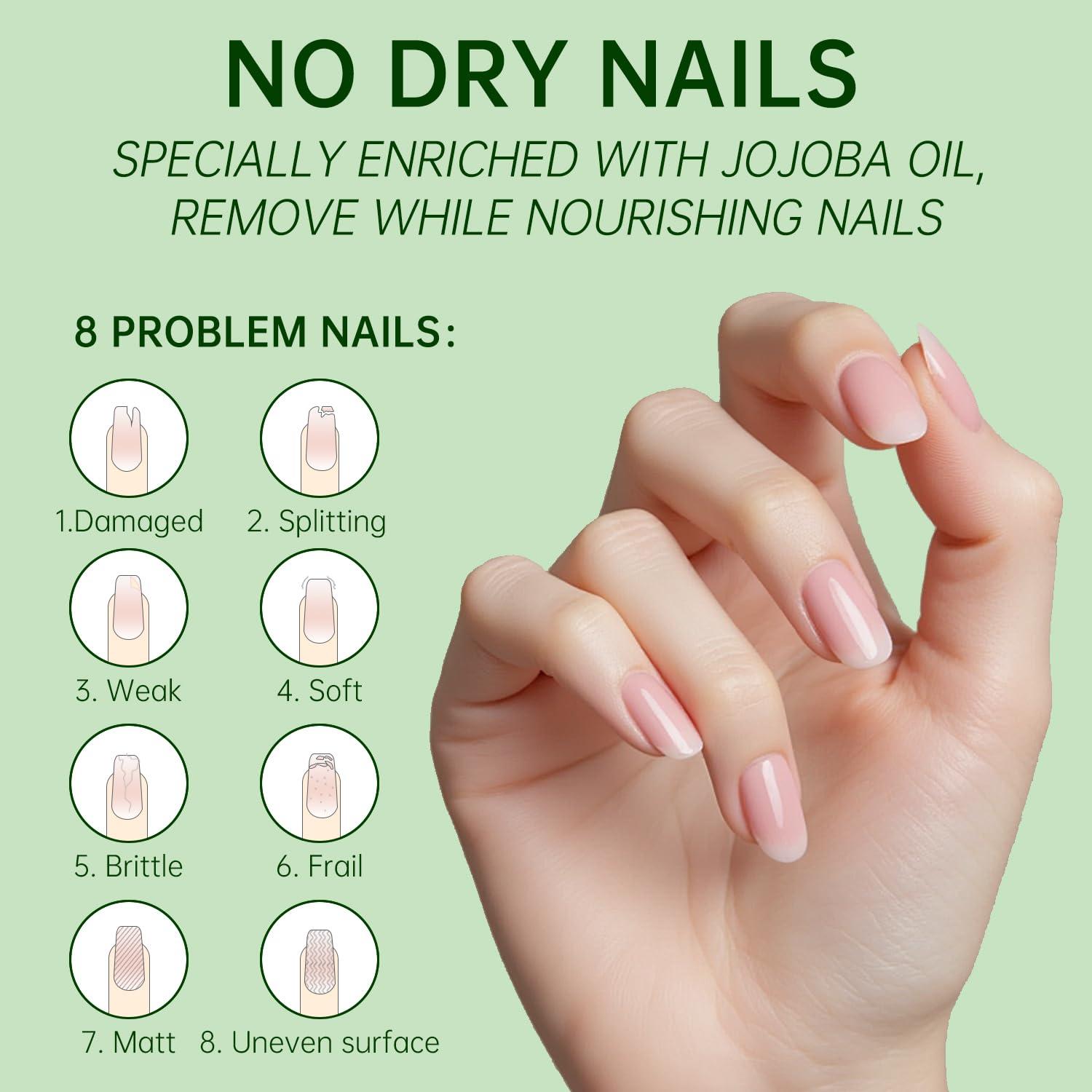 Removedor de Esmalte de Uñas Econail 200 ml - Hidratante y Rápido