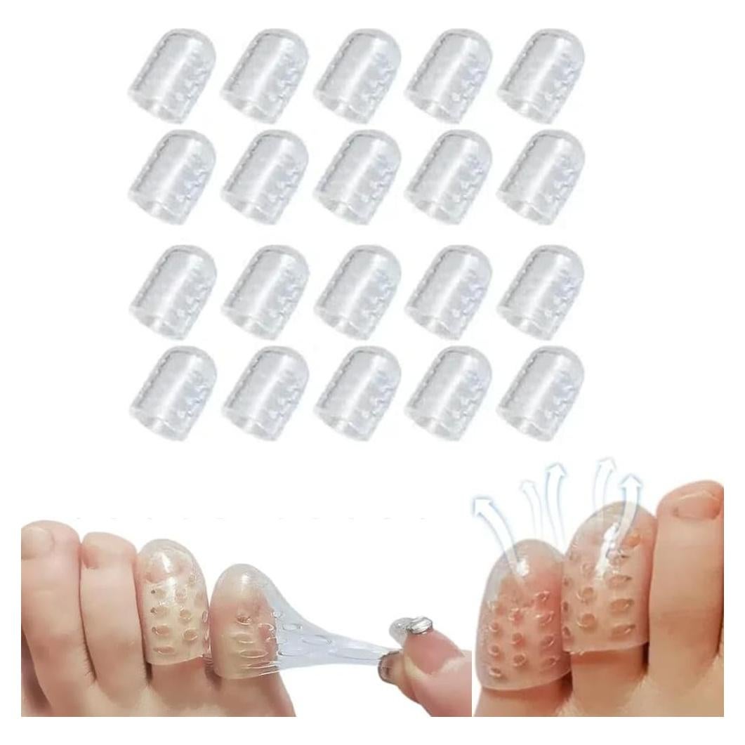Protectores de Dedos de Silicona Antifricción Kerrtoa 20pcs