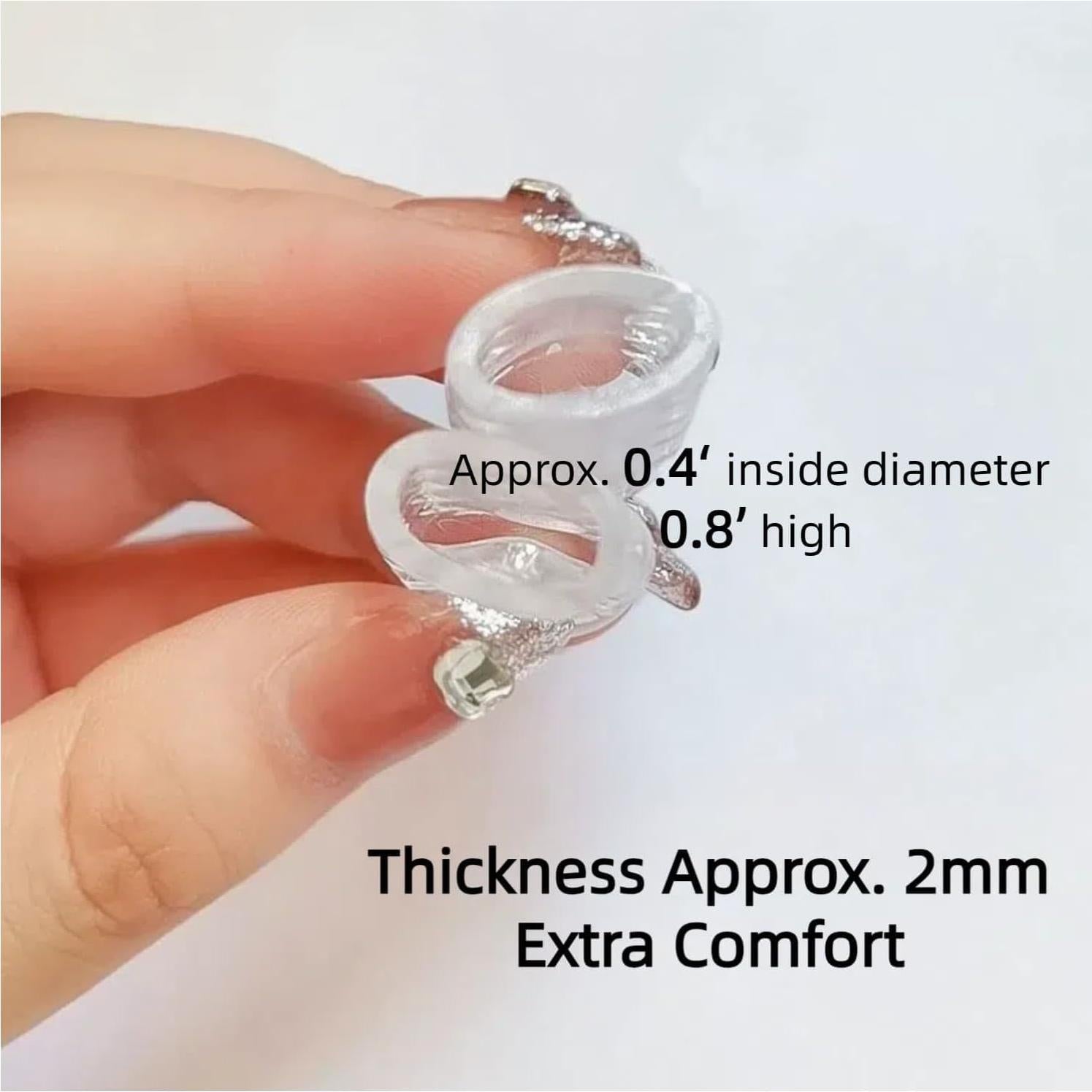 Protectores de Dedos de Silicona Antifricción Kerrtoa 20pcs