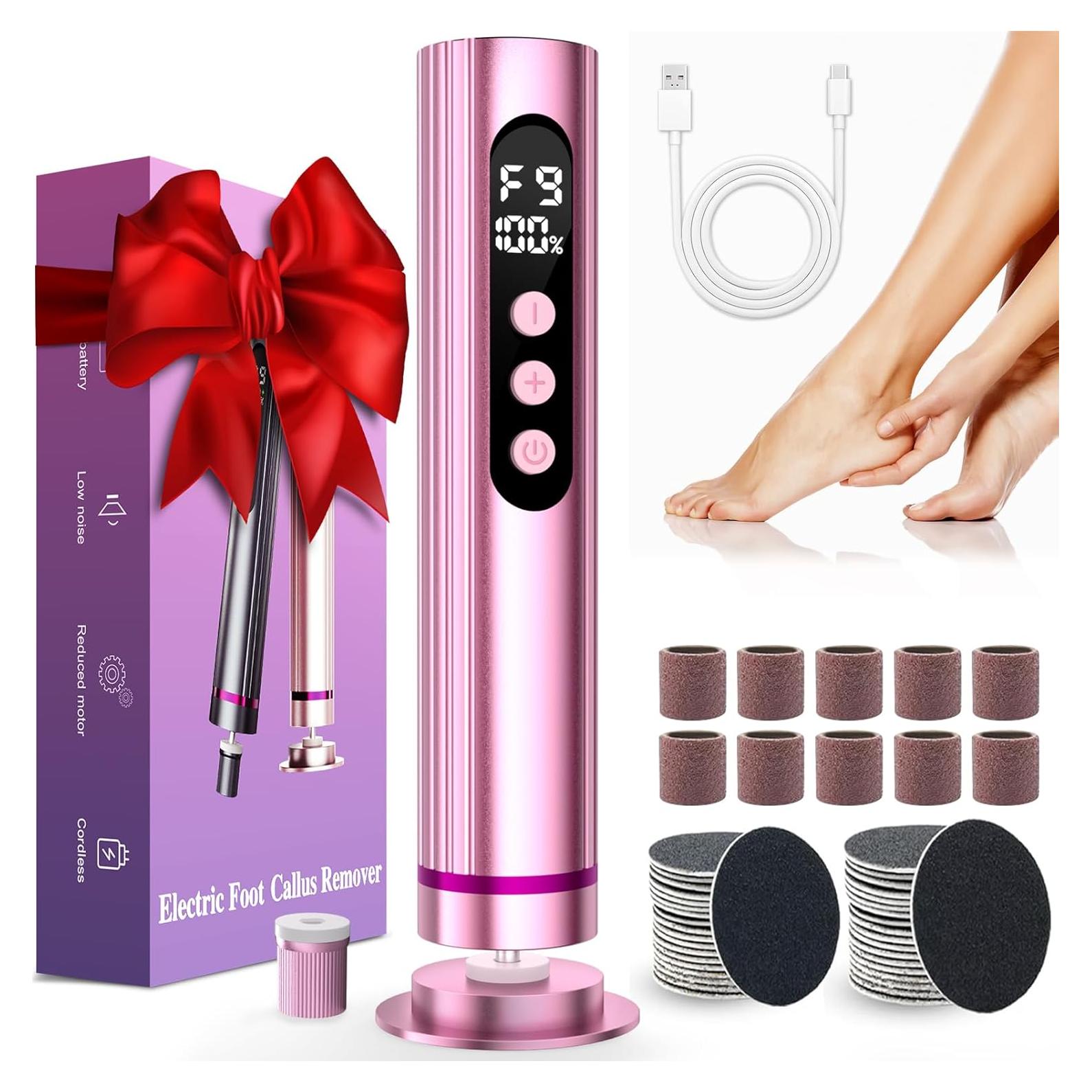 Lima Eléctrica Inalámbrica Dermave 2 en 1 para Pies y Uñas