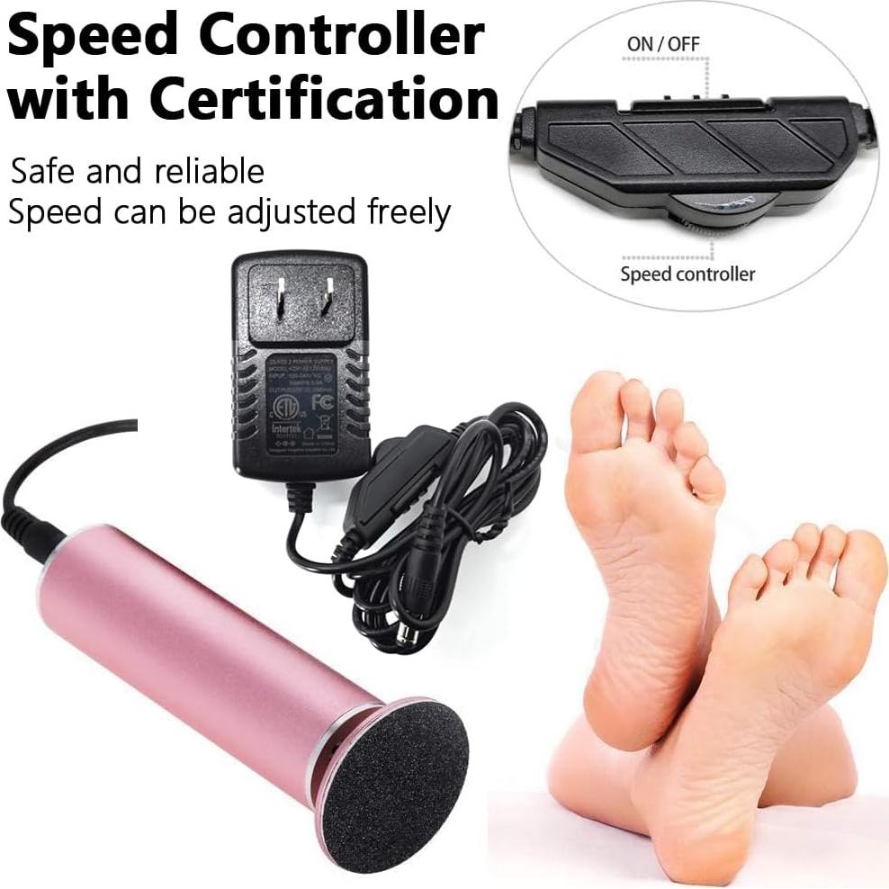 Removedor de Callos Eléctrico I.B.N FCR-1 Rosa Ajustable