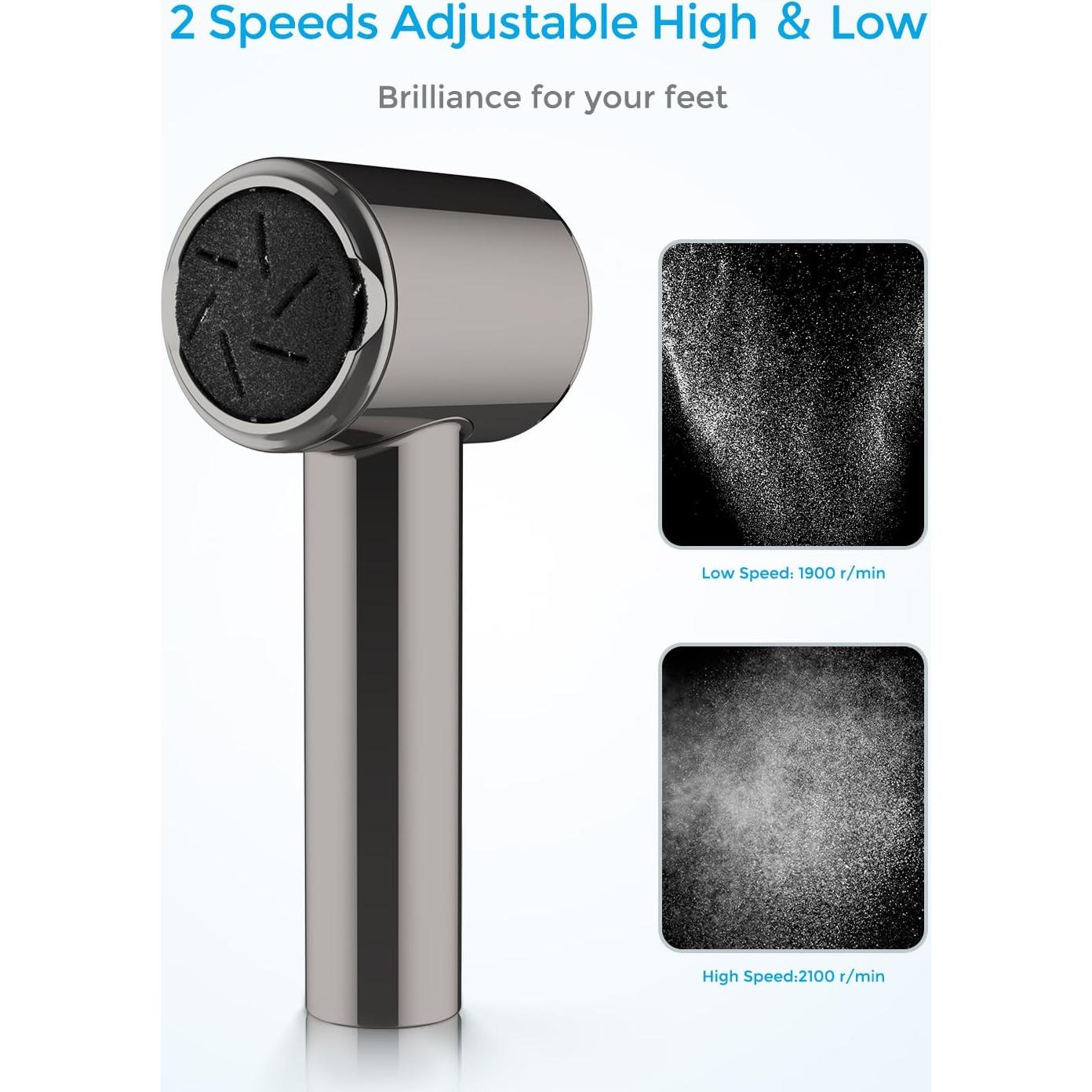 Removedor de Callos Eléctrico Amrnish con Aspiradora y Pantalla