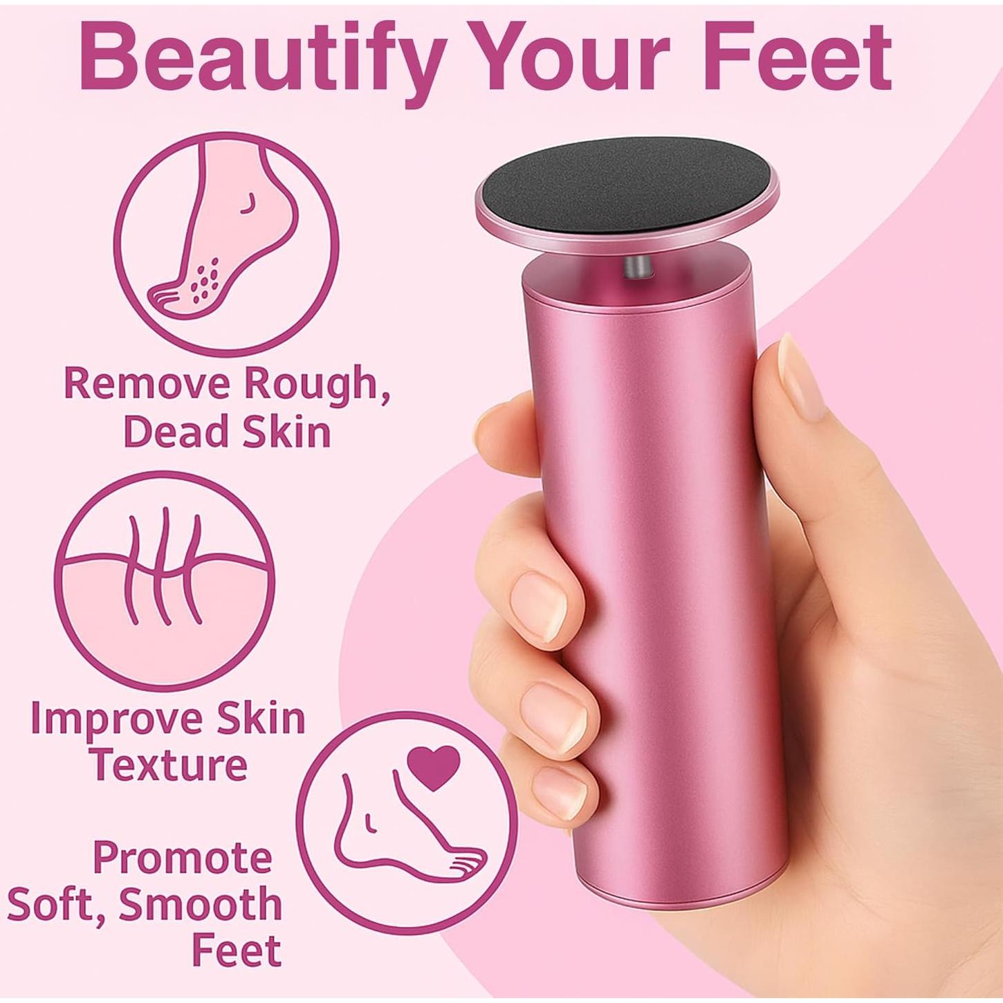 Removedor de Callos Eléctrico VISOFO con 60 Discos de Lija