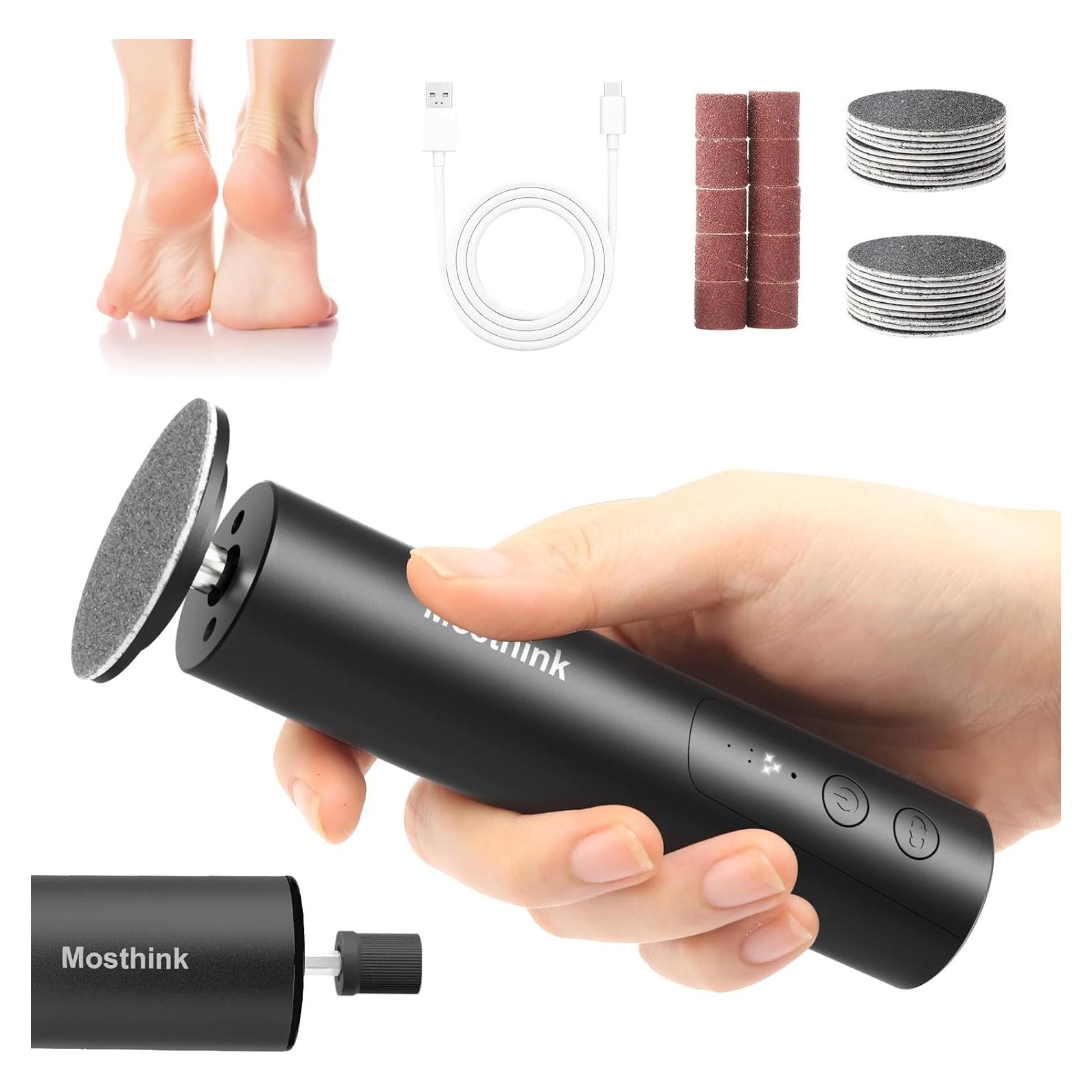 Removedor de Callos Eléctrico Mosthink 2 en 1 con 6 Velocidades