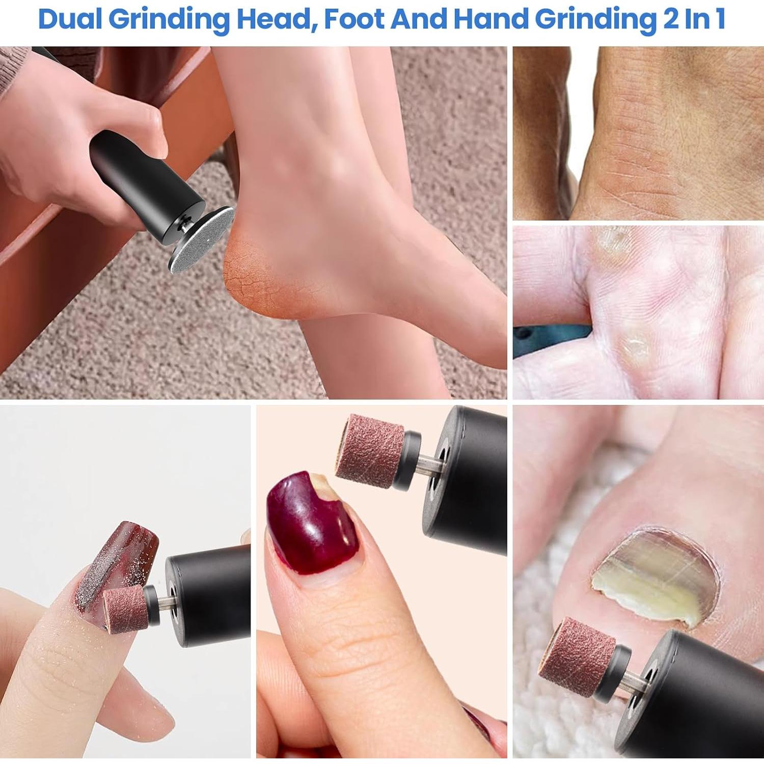 Removedor de Callos Eléctrico Mosthink 2 en 1 con 6 Velocidades