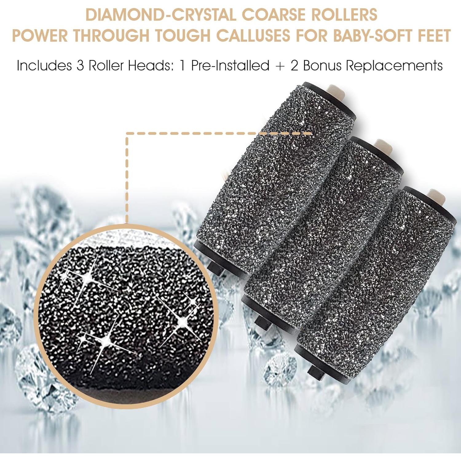 Removedor de Callos Eléctrico Cuídame PL22 - Lima Recargable Oro Rosa