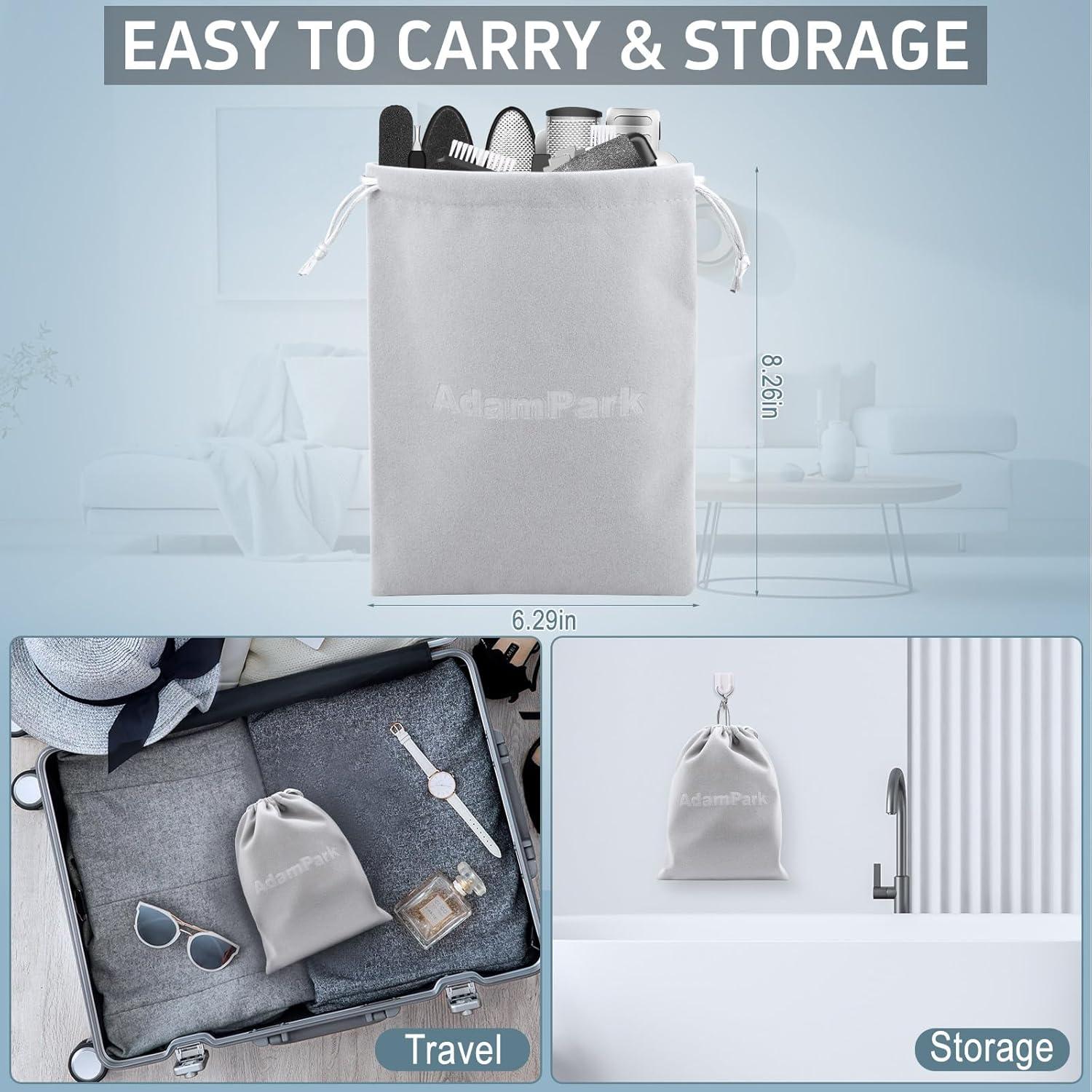 Removedor de Callos Eléctrico AdamPark 16 en 1 con Bolsa