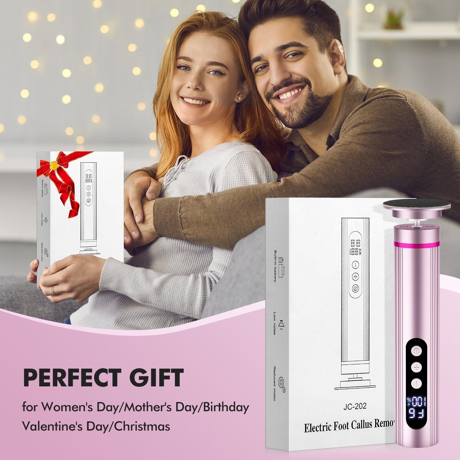 Removedor de Callos Eléctrico BevinMugford JC-202 2 en 1 Rosa