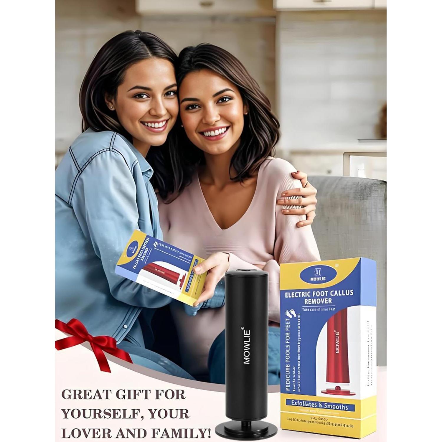 Removedor de Callos Eléctrico MOWLIE con 60 Discos de Lija