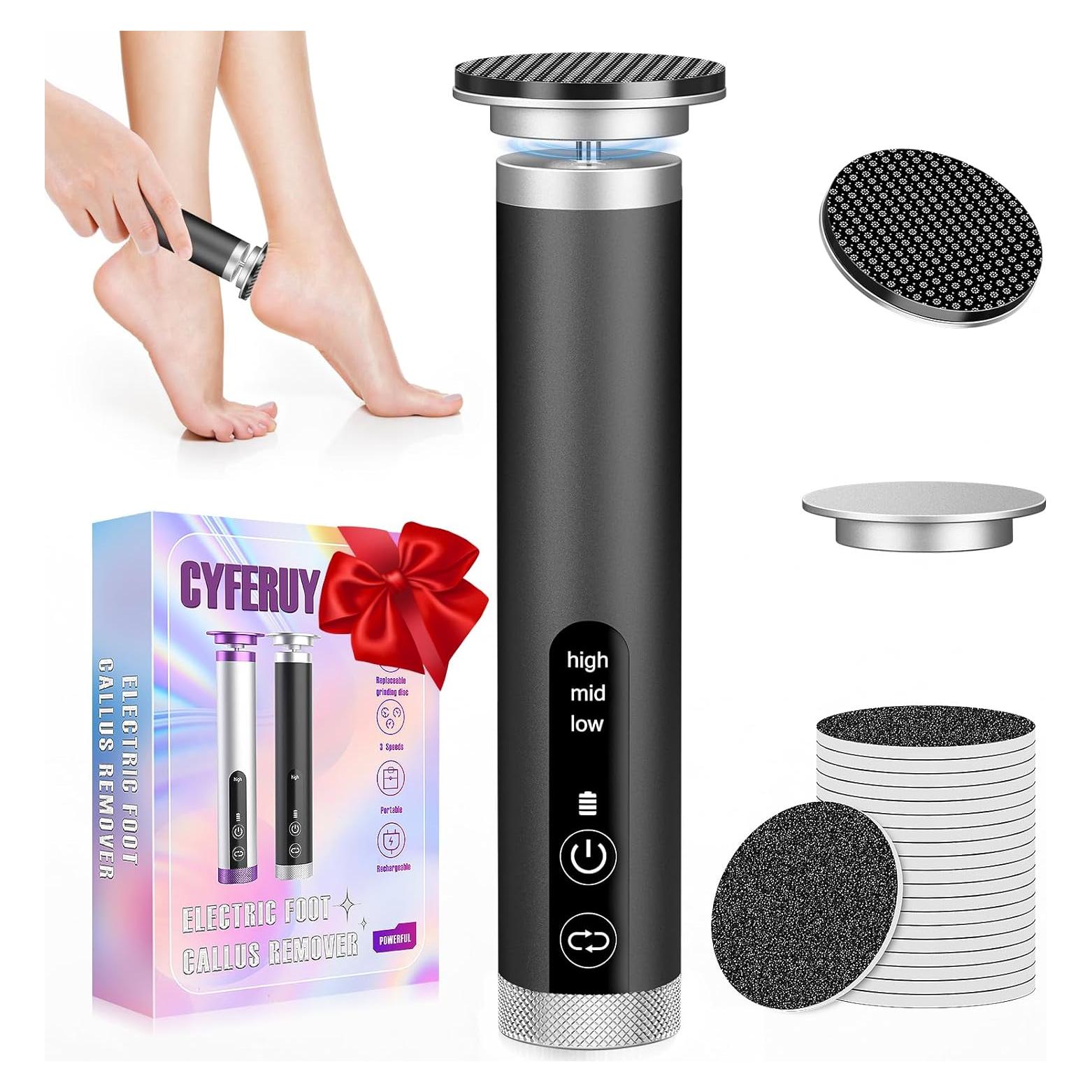 Removedor de Callos Eléctrico CYFERUY con Cabezal de Nano Vidrio
