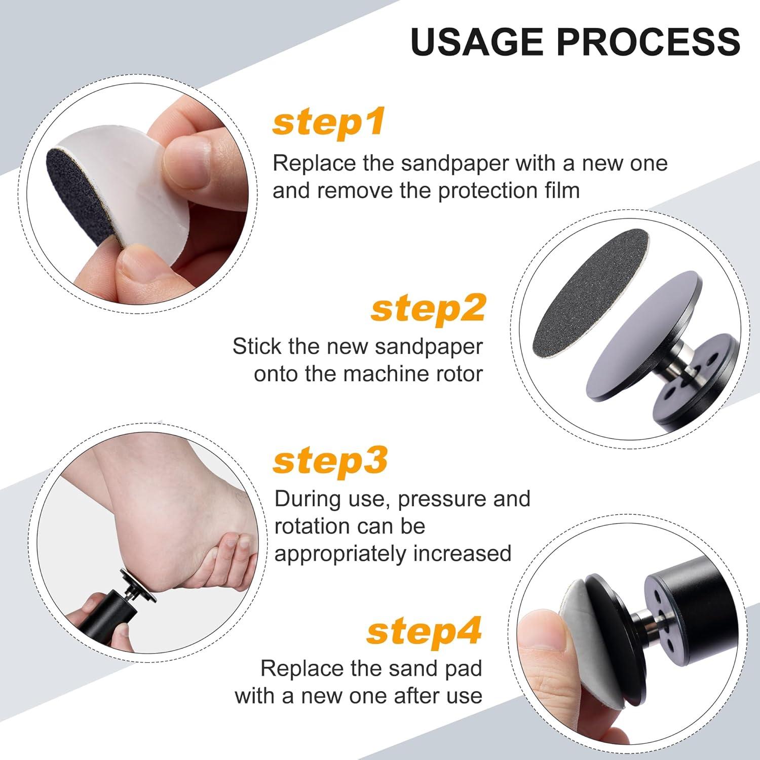 Removedor de Callos Eléctrico Cesekao Obsidiana 9 Velocidades