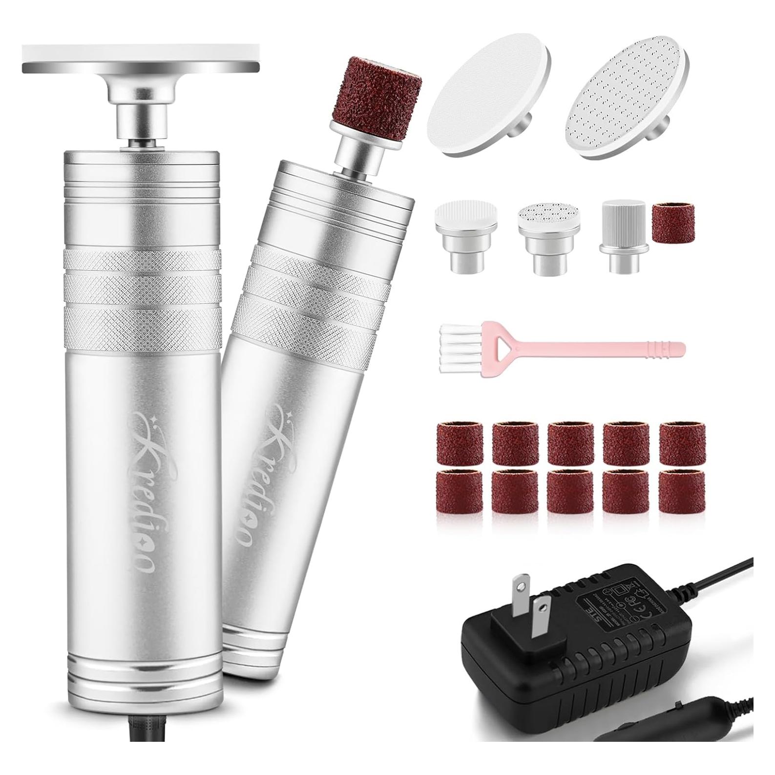 Removedor de Callos Eléctrico Kredioo con Lima de Vidrio Nano