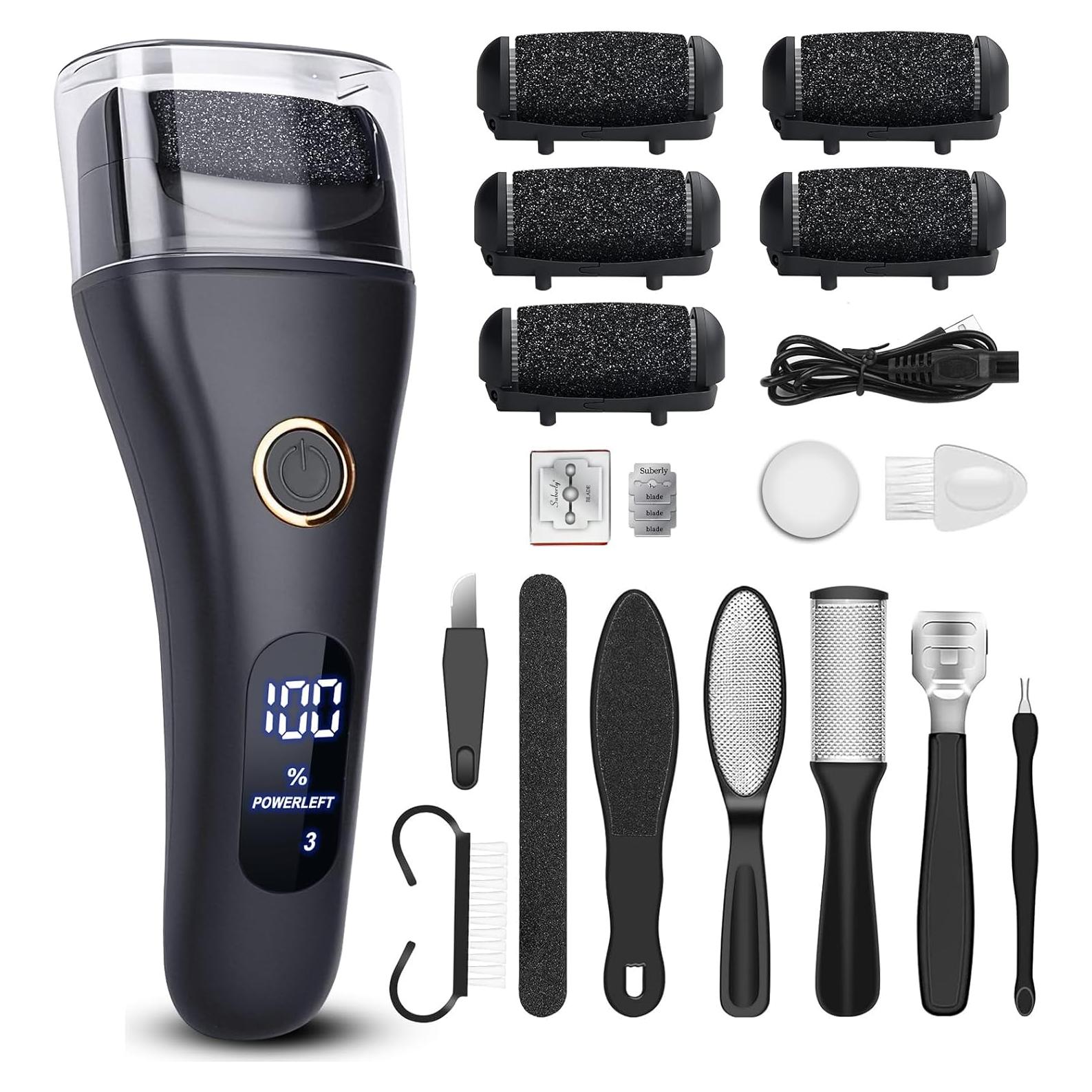 Removedor de Callos Eléctrico Celepen - Kit Pedicura 6 Piezas