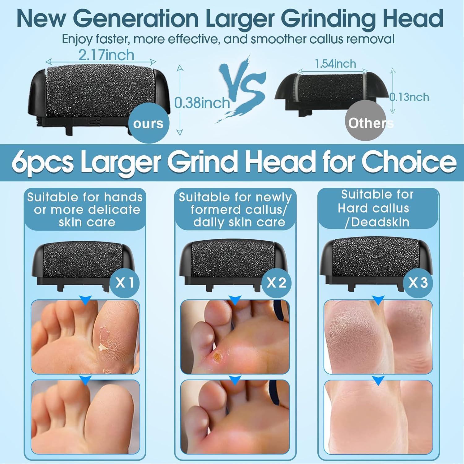 Removedor de Callos Eléctrico Celepen - Kit Pedicura 6 Piezas