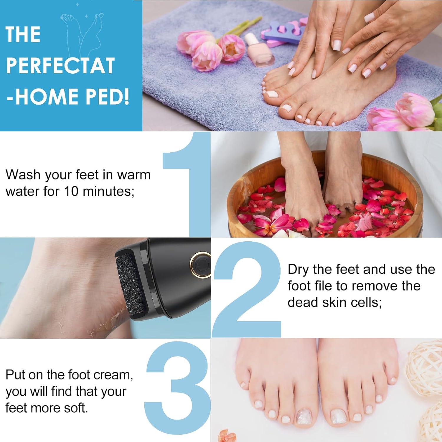 Removedor de Callos Eléctrico Celepen - Kit Pedicura 6 Piezas