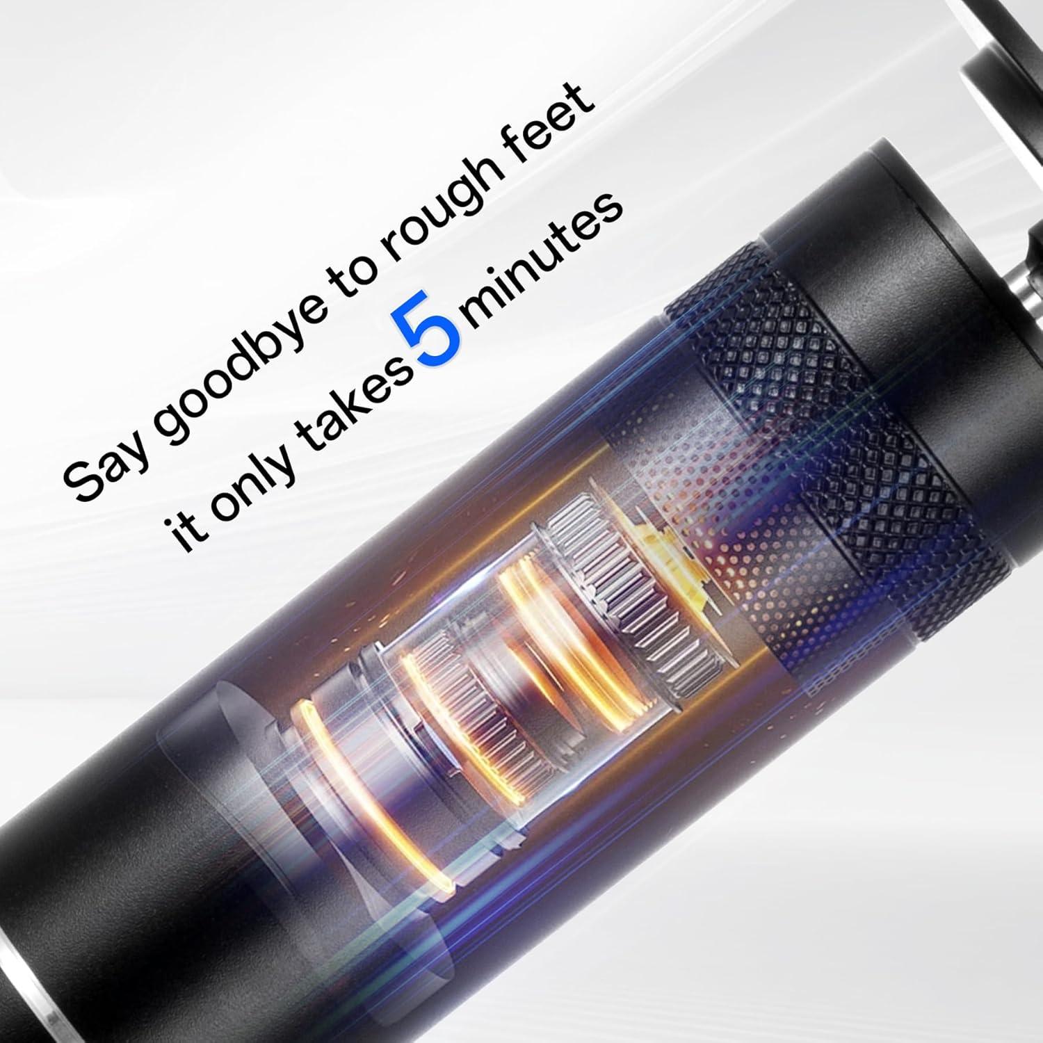 Removedor de Callos Eléctrico Niomuis con 60 Discos - Negro