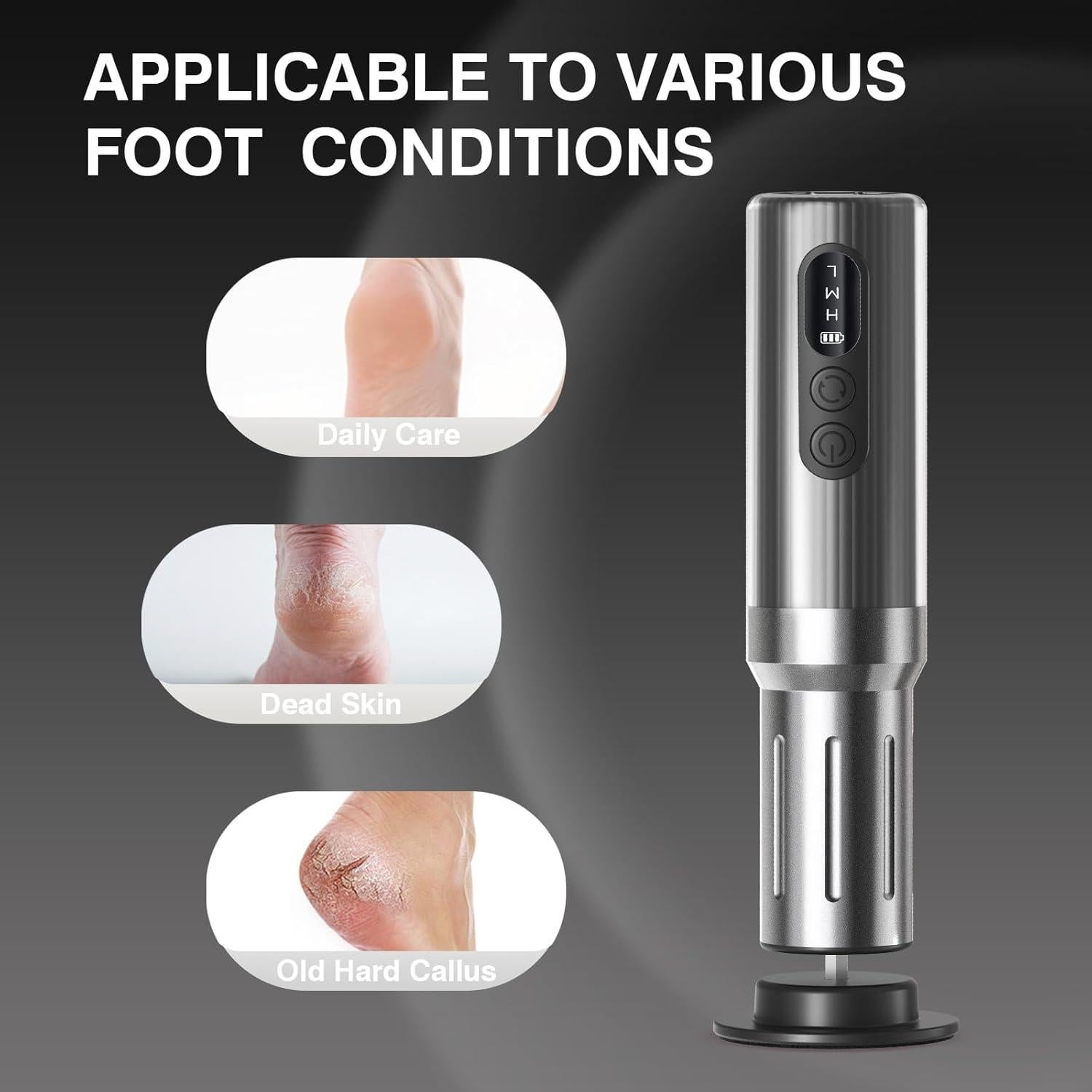 Removedor de Callos Eléctrico ANI-DIO 15 cm con 40 Discos