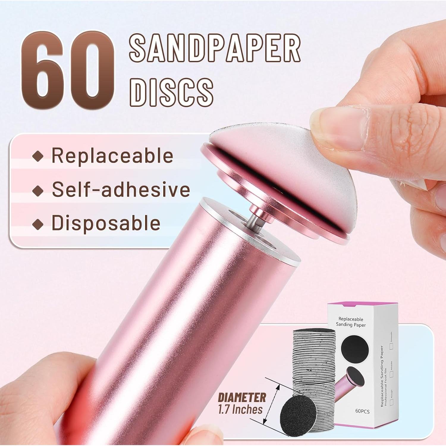 Dermawave Eliminador de Callos Eléctrico UNIBOUTI con 60 Discos