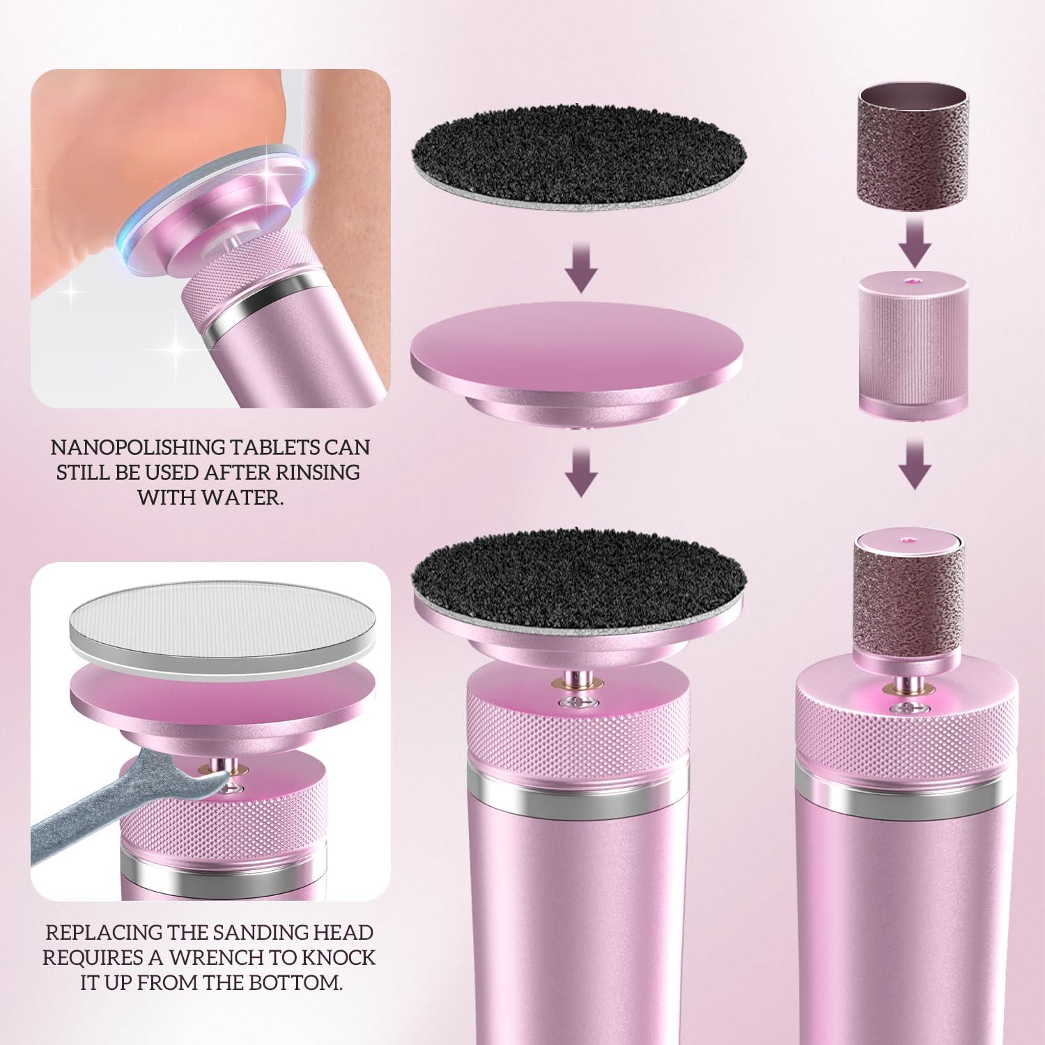 Removedor de Callos Eléctrico Buqikma 12 Velocidades Recargable